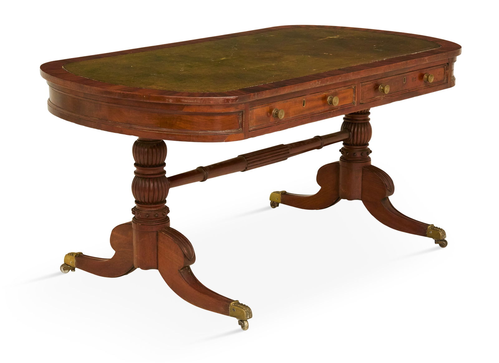 Regency Mahogany Library Table - 2