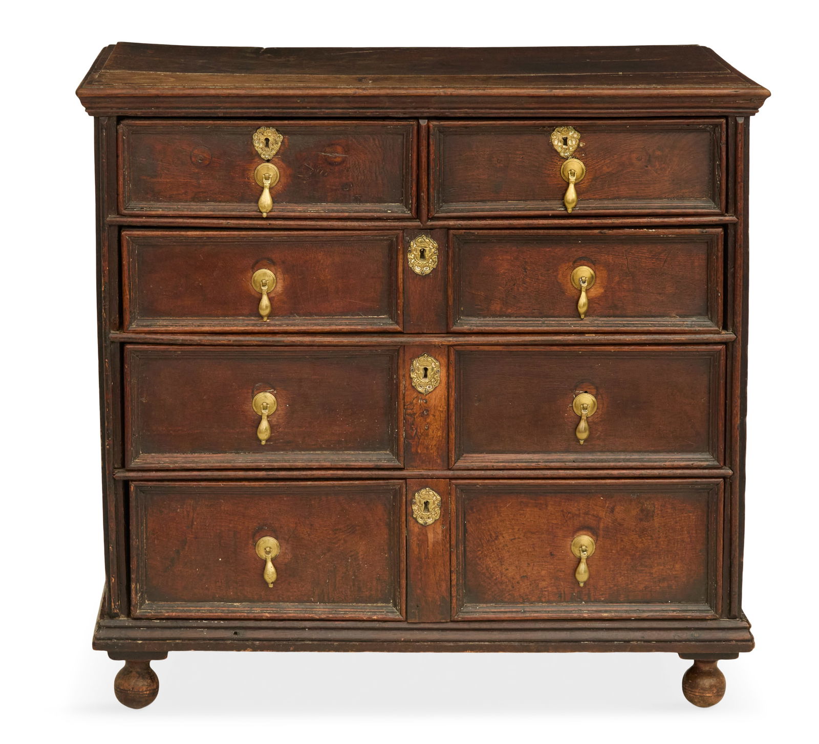 William and Mary Oak Chest of Drawers (1 of 3)
