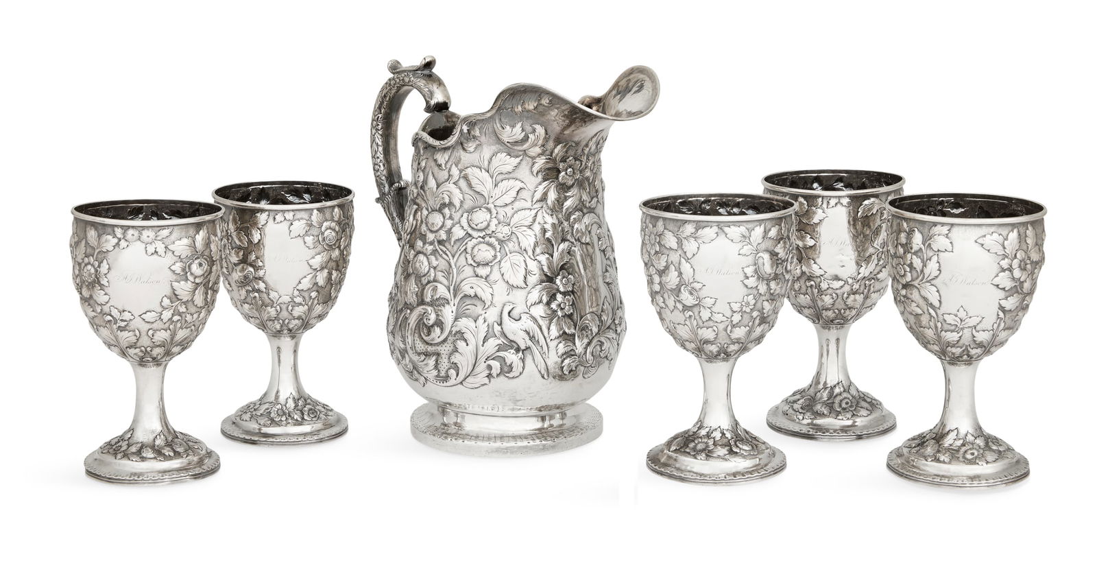 S. Kirk & Son Silver Water Set (1 of 6)