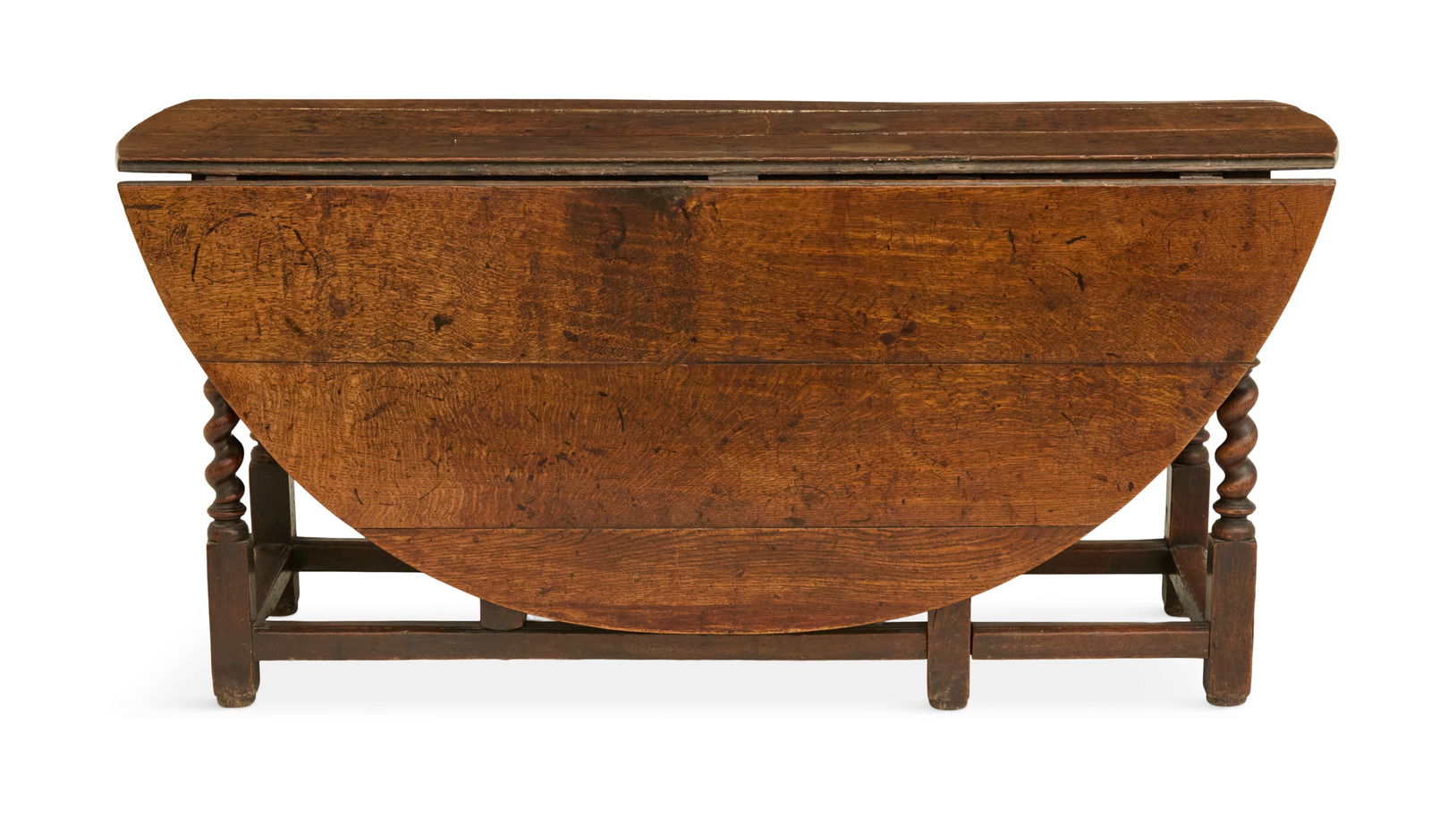 Jacobean Oak Drop-Leaf Table (1 of 4)