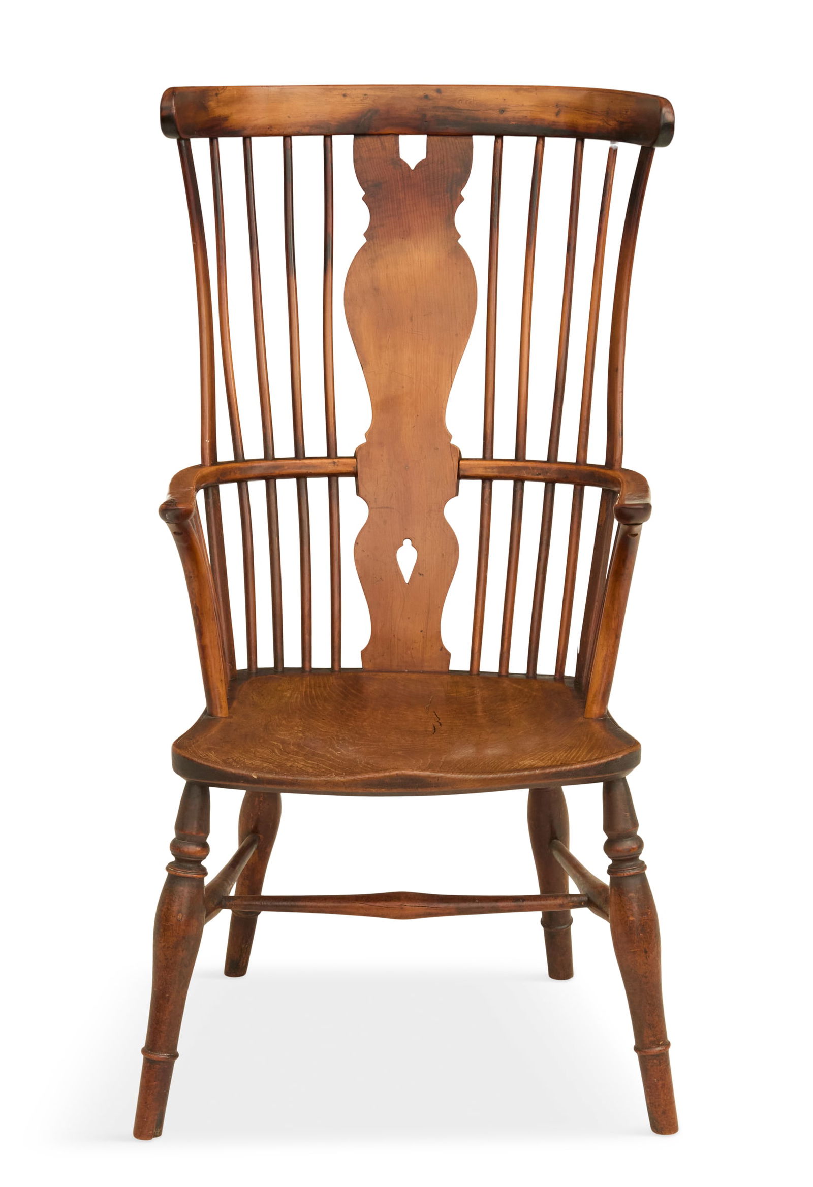 Windsor Yew Wood Armchair (1 of 3)