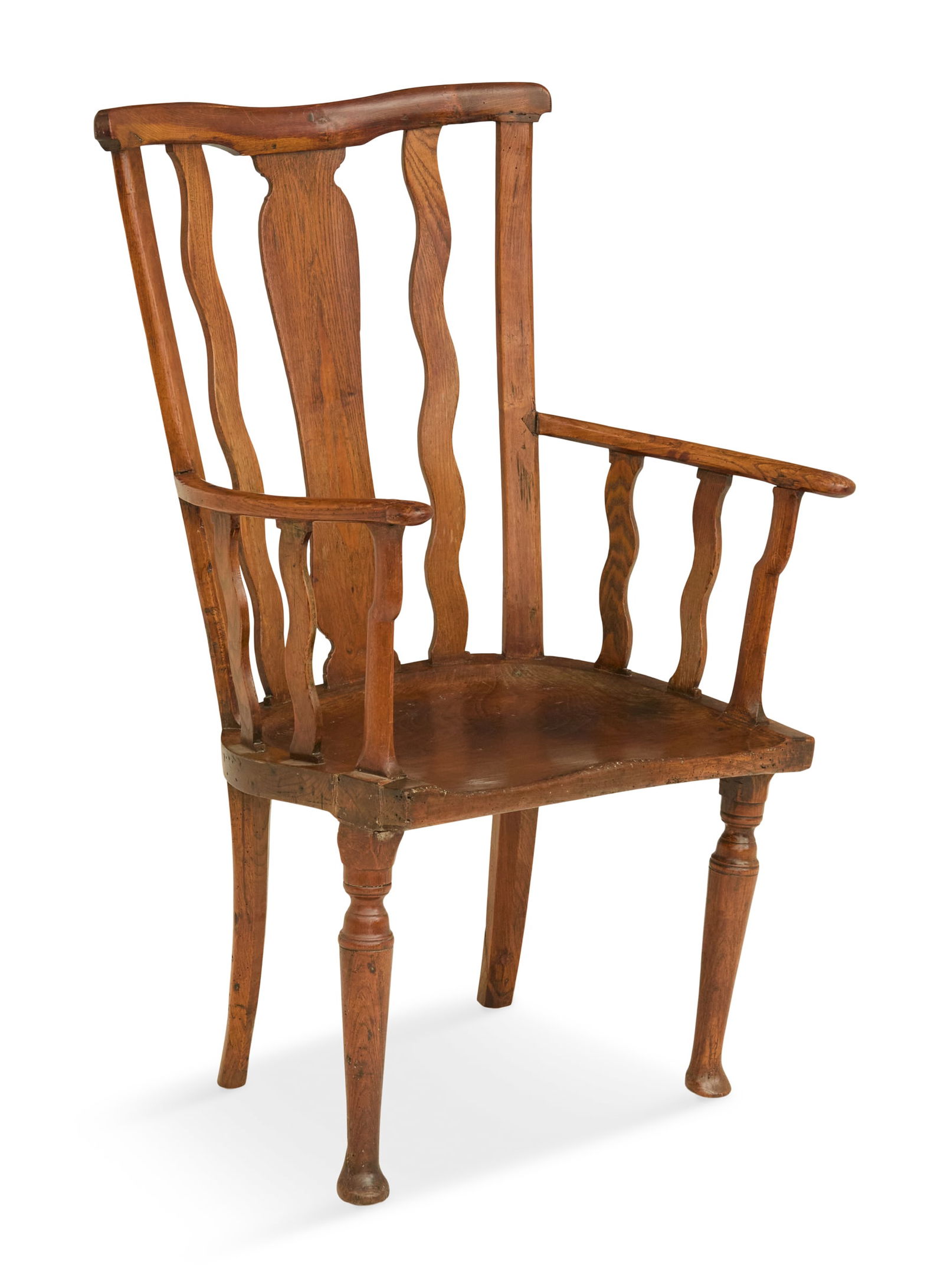 Unusual English Ash Windsor Armchair (1 of 3)