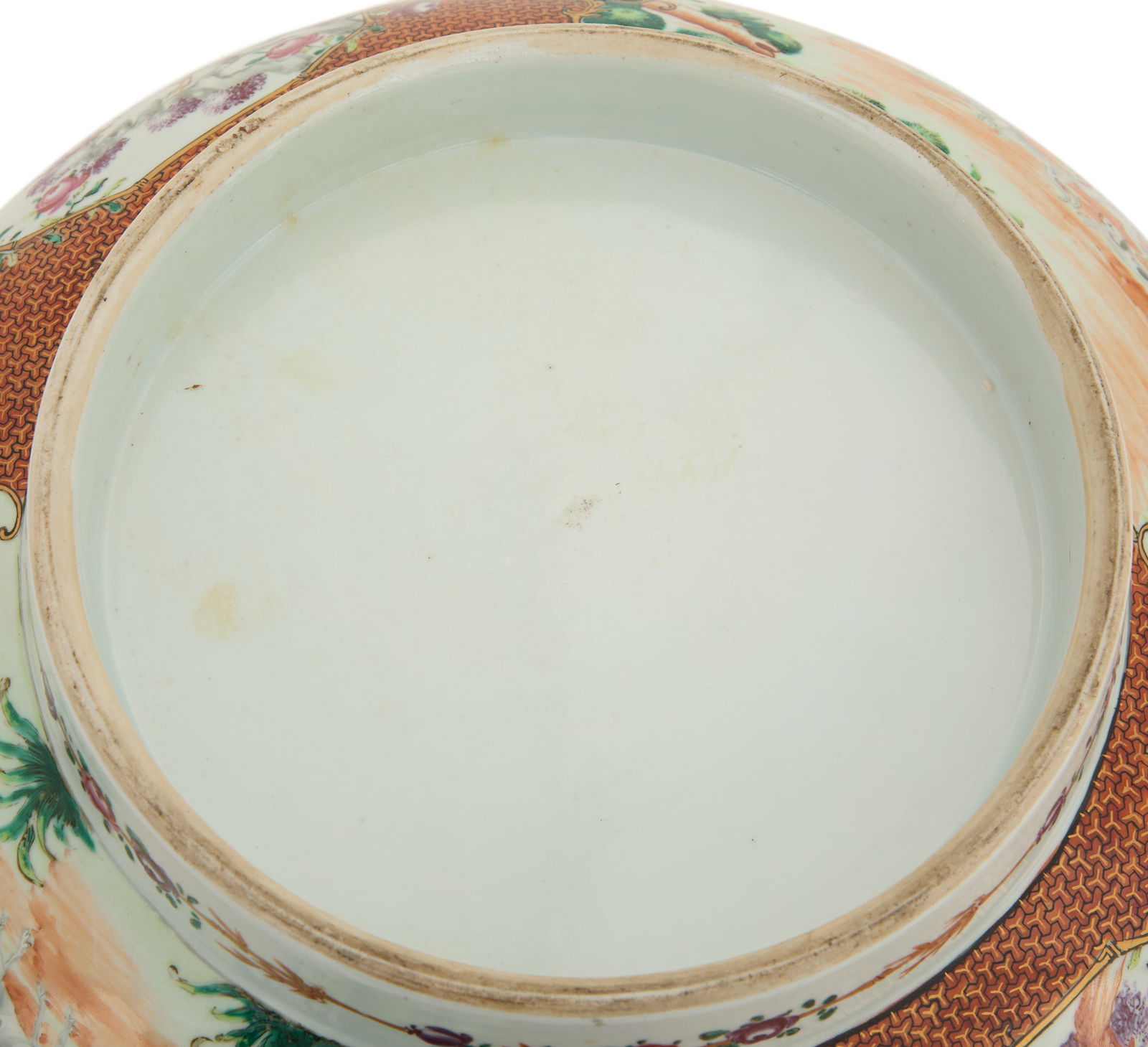 Large Chinese Export Porcelain Punch Bowl - 6