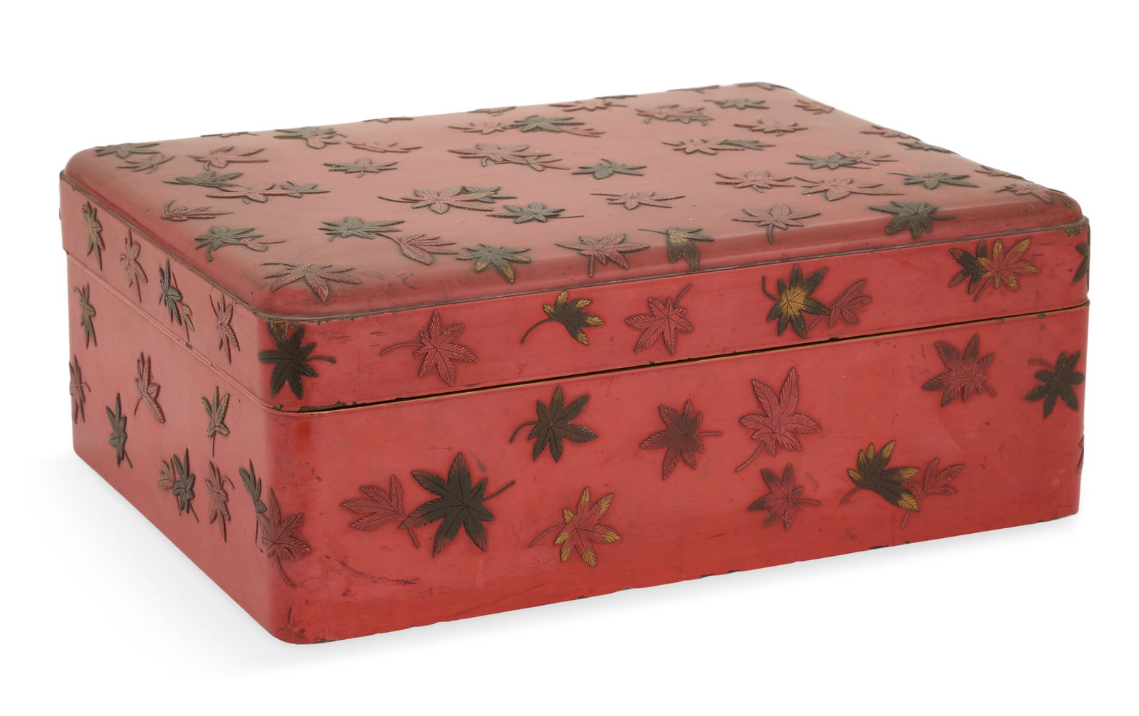 Japanese Red Lacquer Jubako (1 of 4)