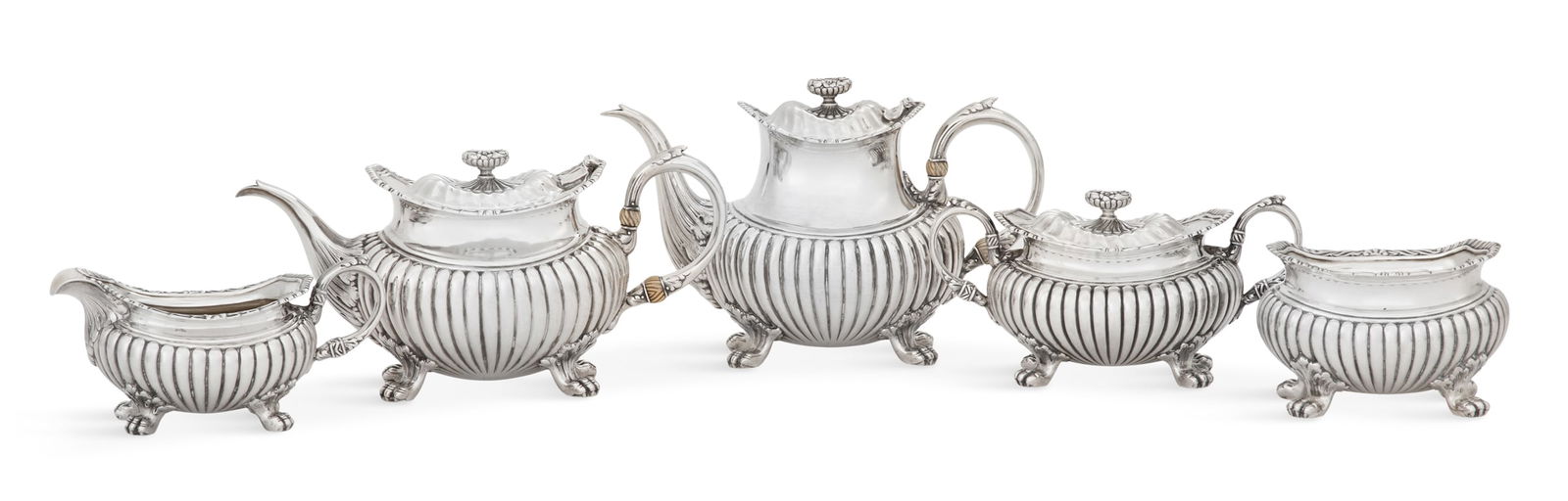 American Sterling Silver Tea Set (1 of 3)