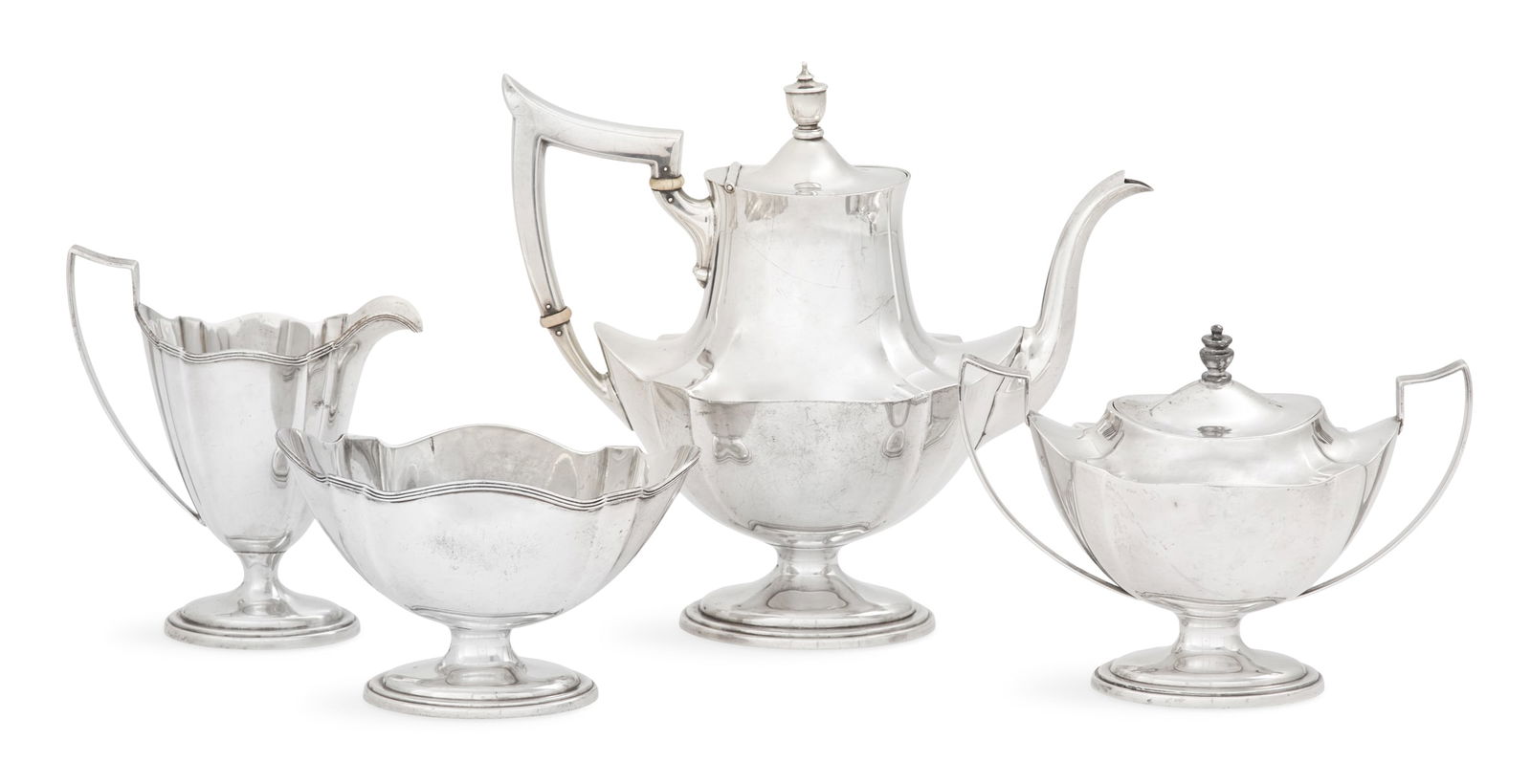 Gorham "Plymouth" Sterling Silver Tea Set (1 of 4)