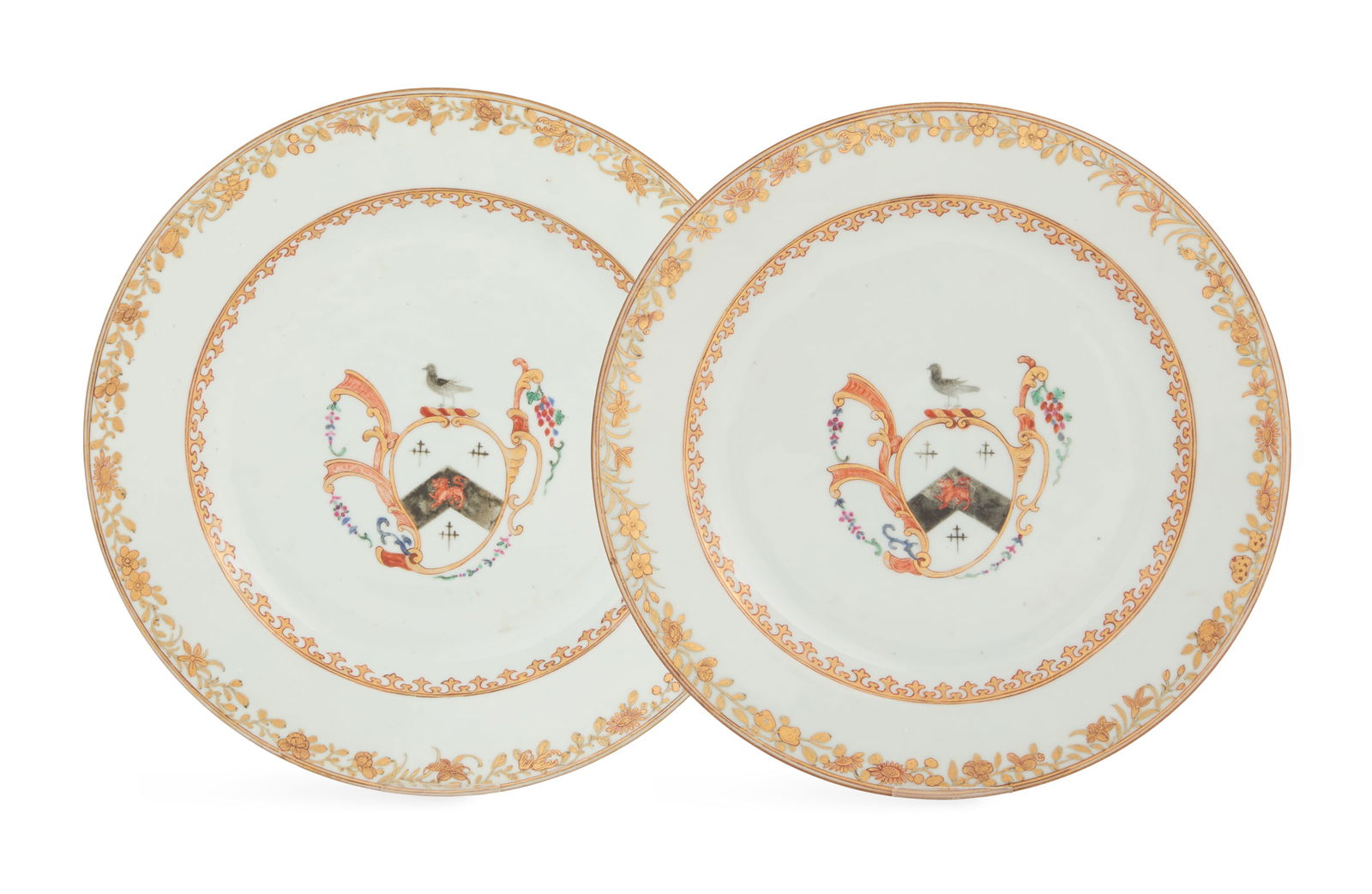 Pair of Chinese Export Porcelain Plates (1 of 2)
