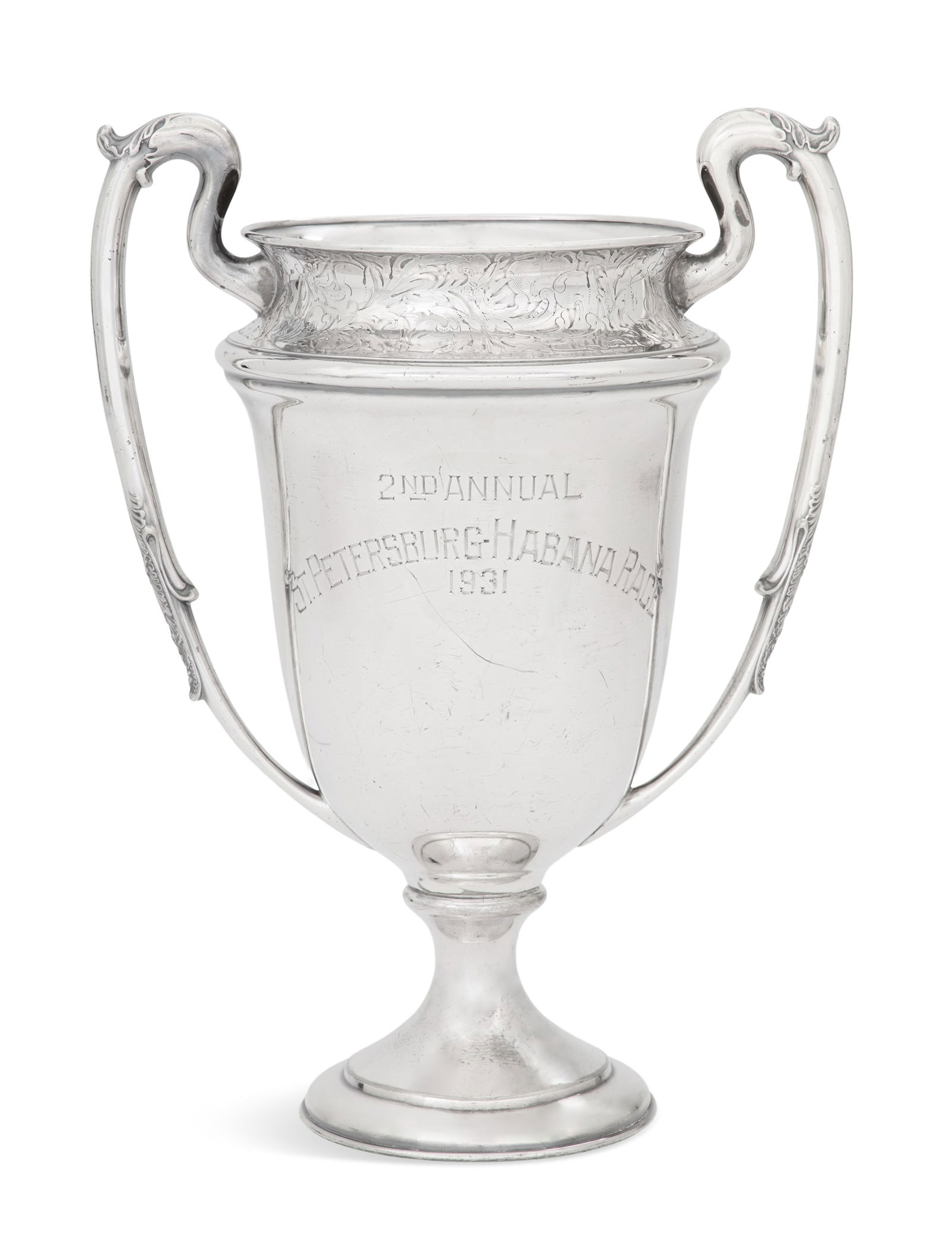 Silverplate Yachting Loving Cup (1 of 3)
