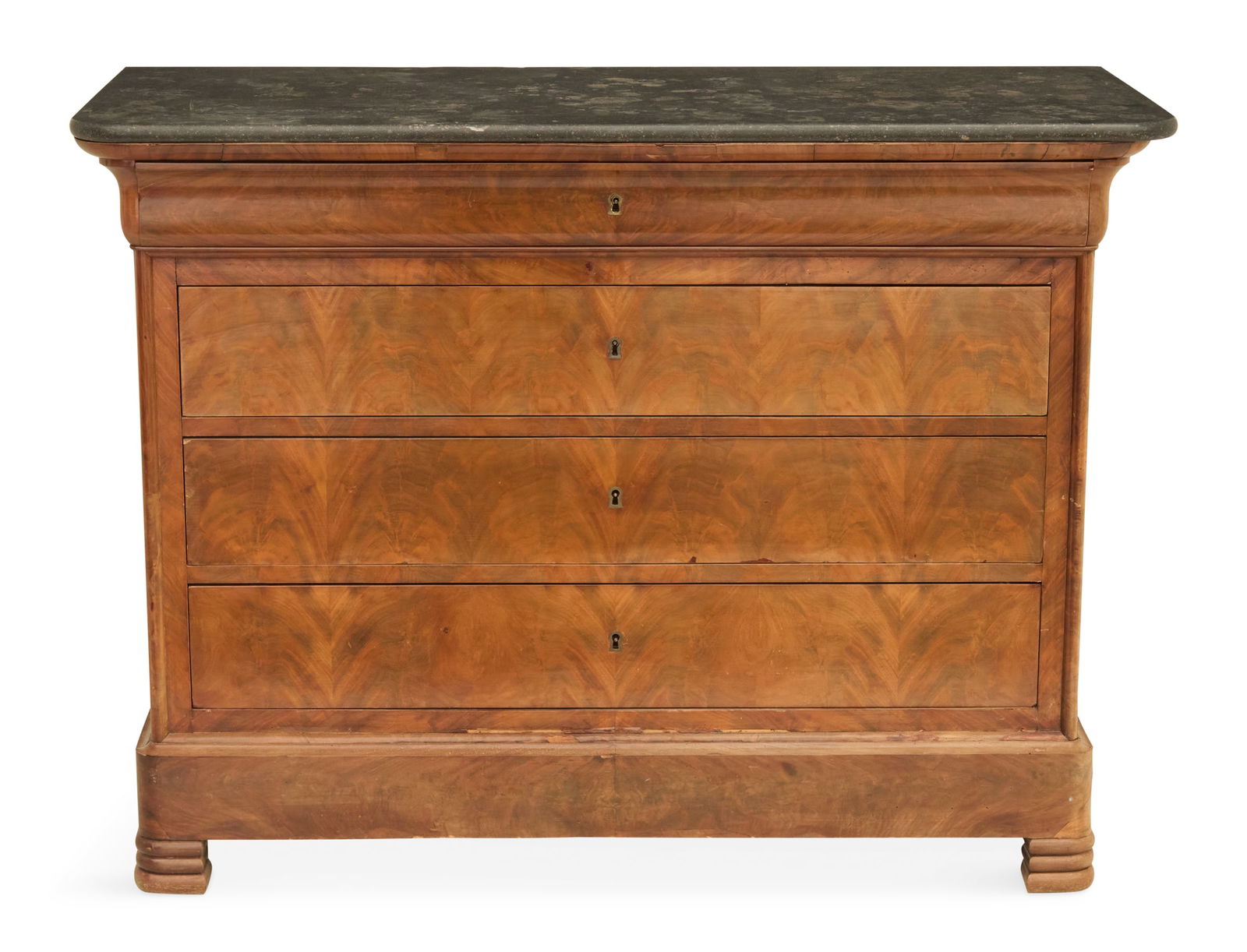 Louis Philippe Mahogany and Marble-Top Commode (1 of 3)