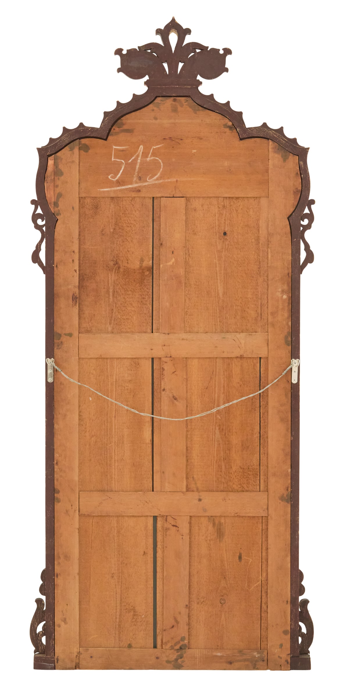 French Polychrome Console Table and Mirror - 3