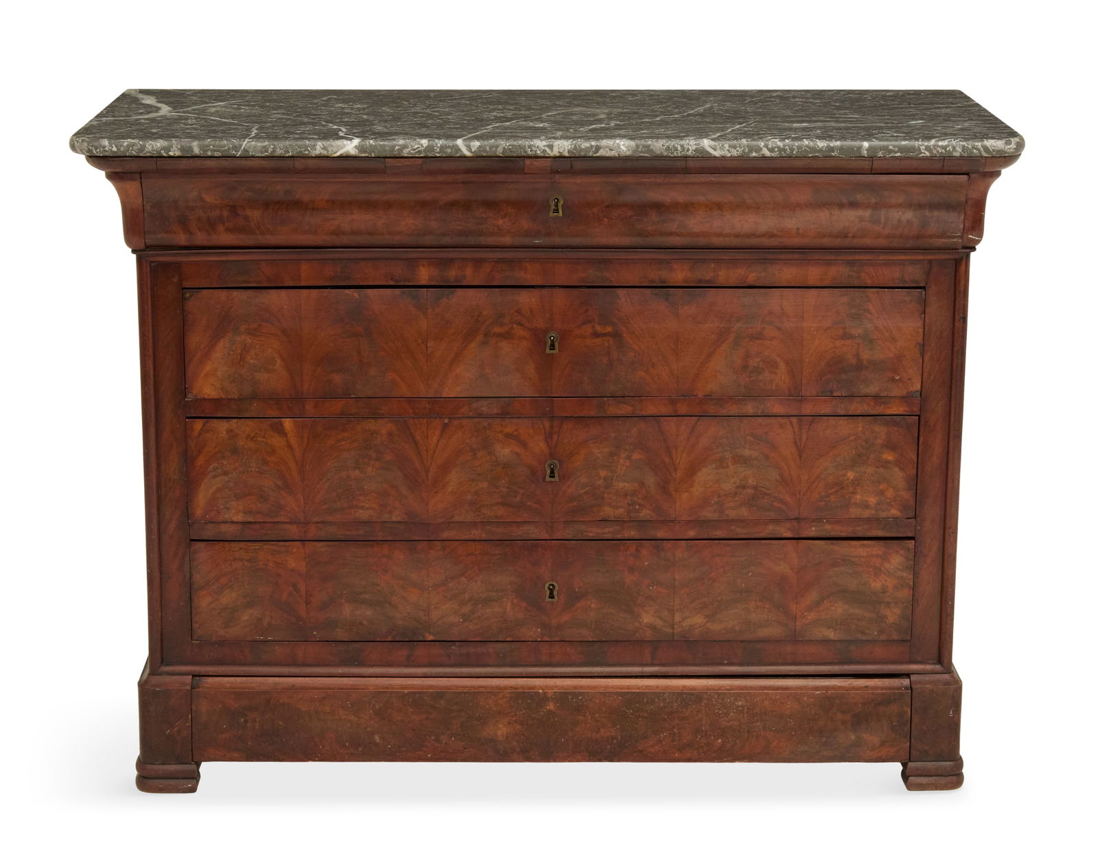Louis Philippe Mahogany and Marble-Top Commode (1 of 3)