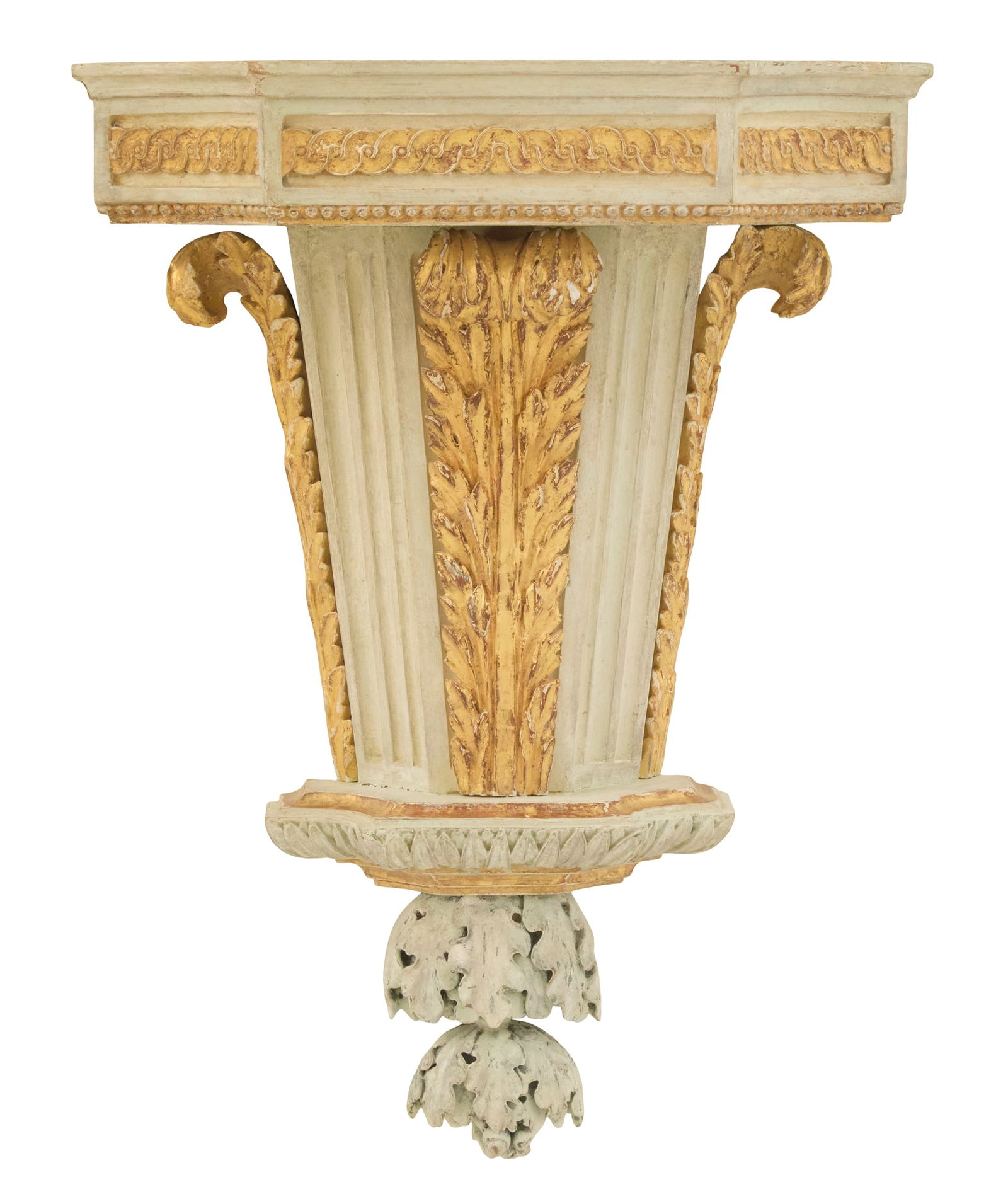 Pair of Parcel-Giltwood Brackets - 2