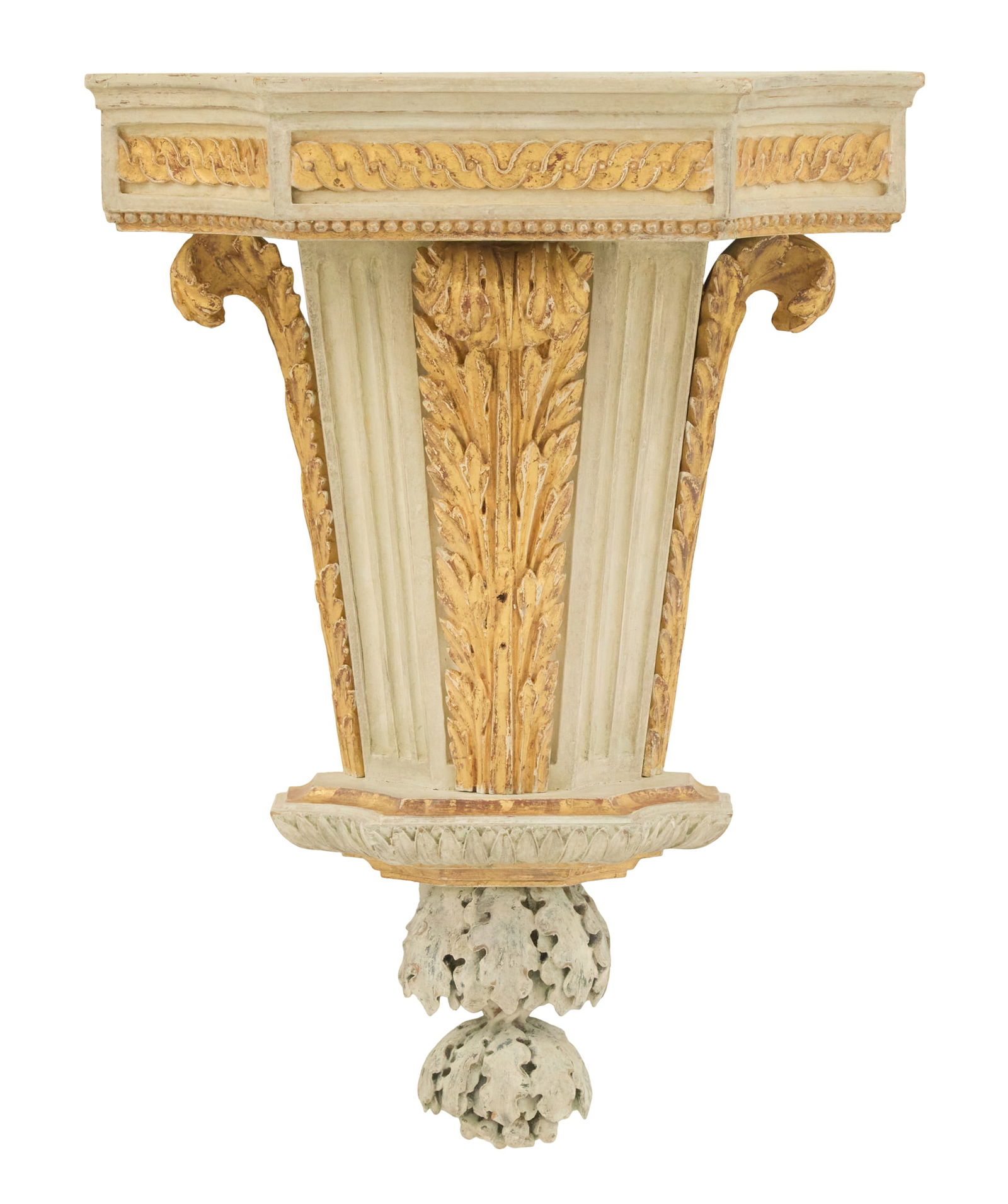 Pair of Parcel-Giltwood Brackets - 3