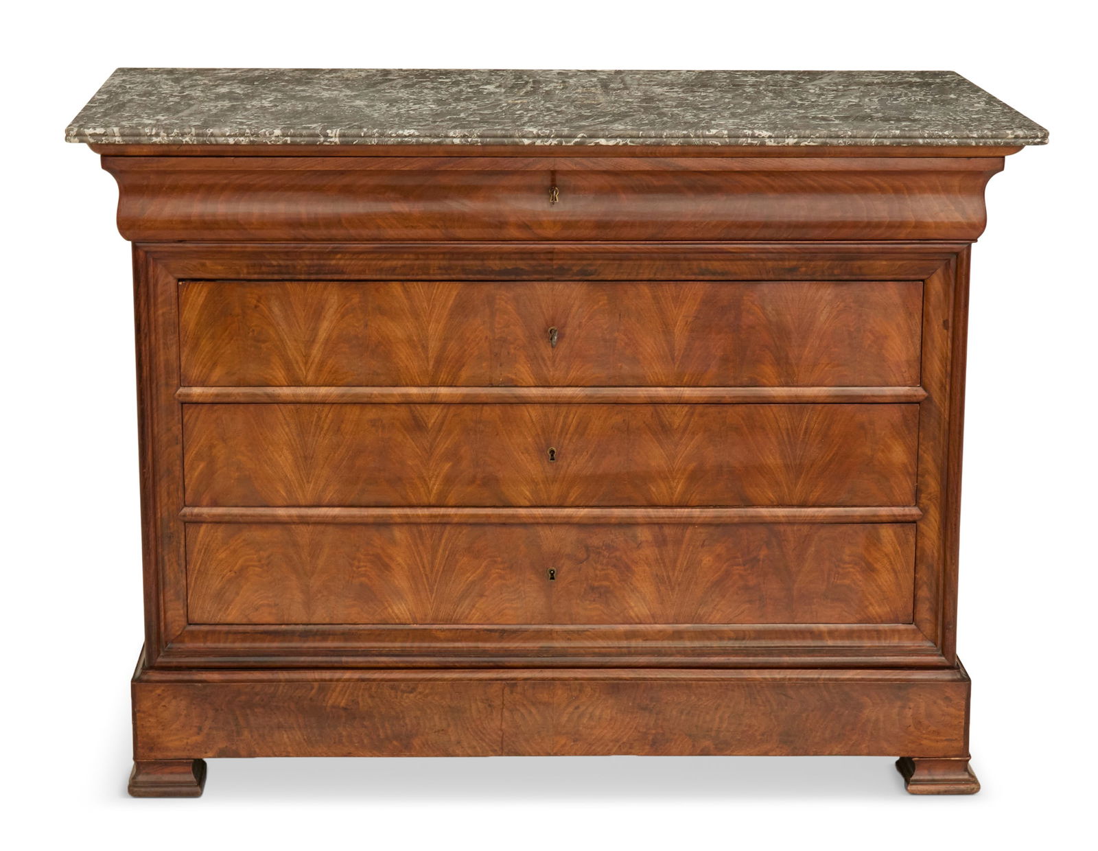 Louis Philippe Mahogany and Marble-Top Commode (1 of 3)