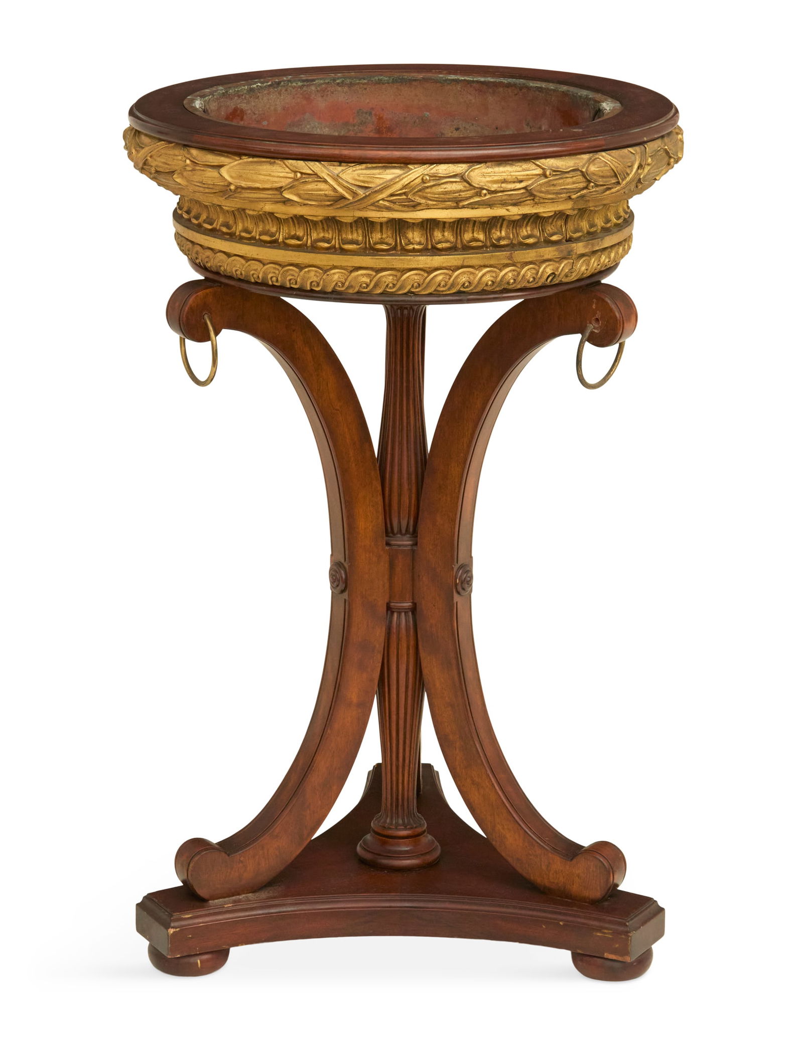 Gilt-Bronze-Mounted Mahogany Jardiniere (1 of 2)