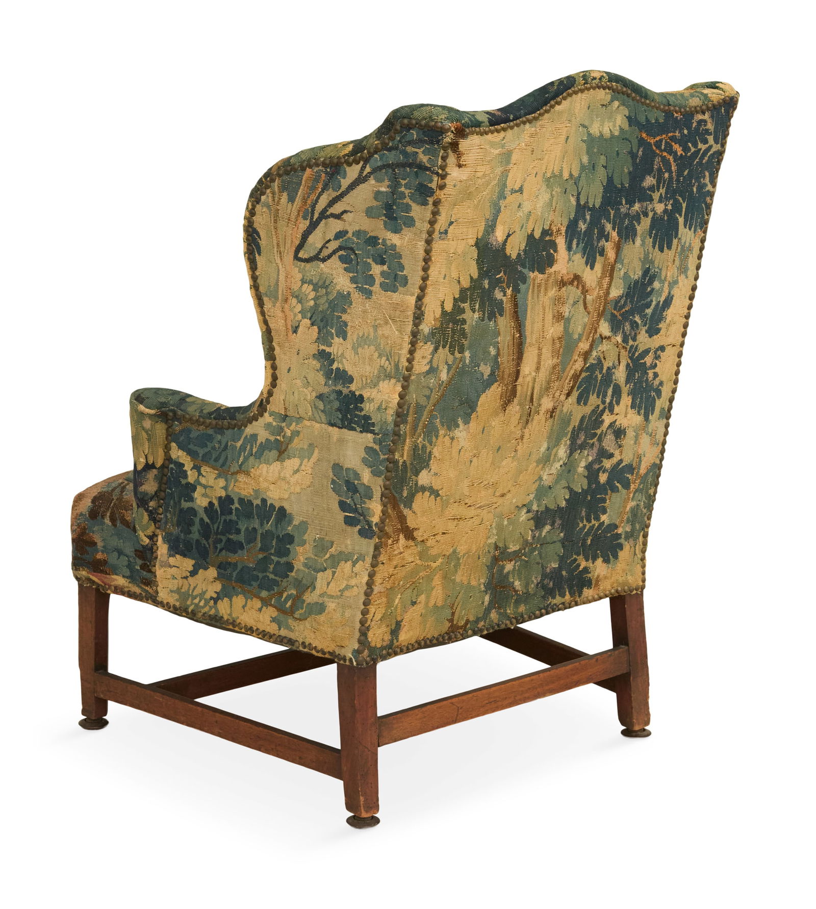 George III Mahogany Wing Chair - 3