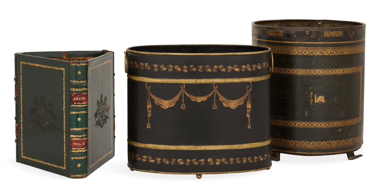 Collection of Three Vintage Wastebaskets (1 of 2)