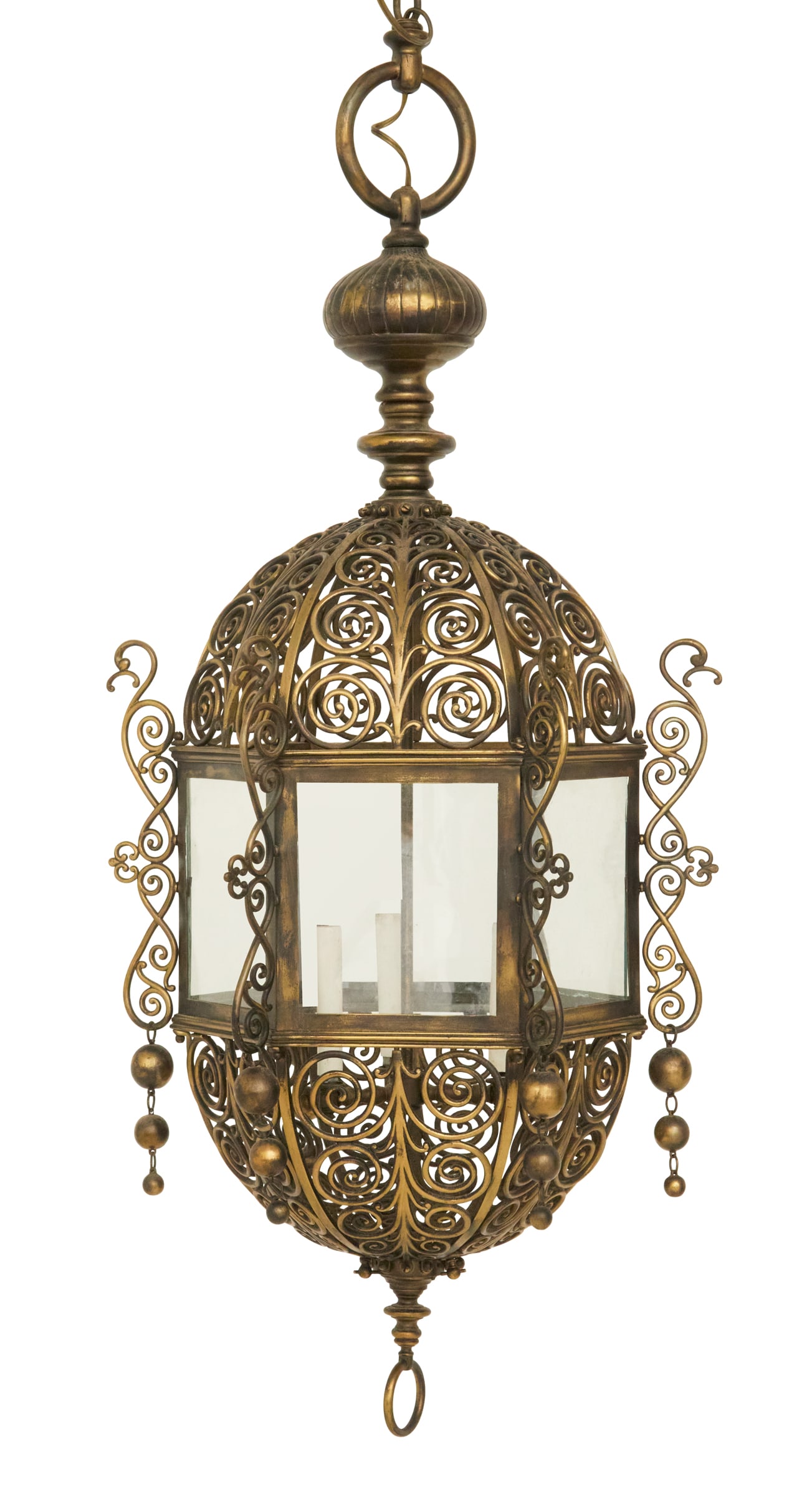 Bronze Lantern in the Spanish Revival Taste (1 of 1)