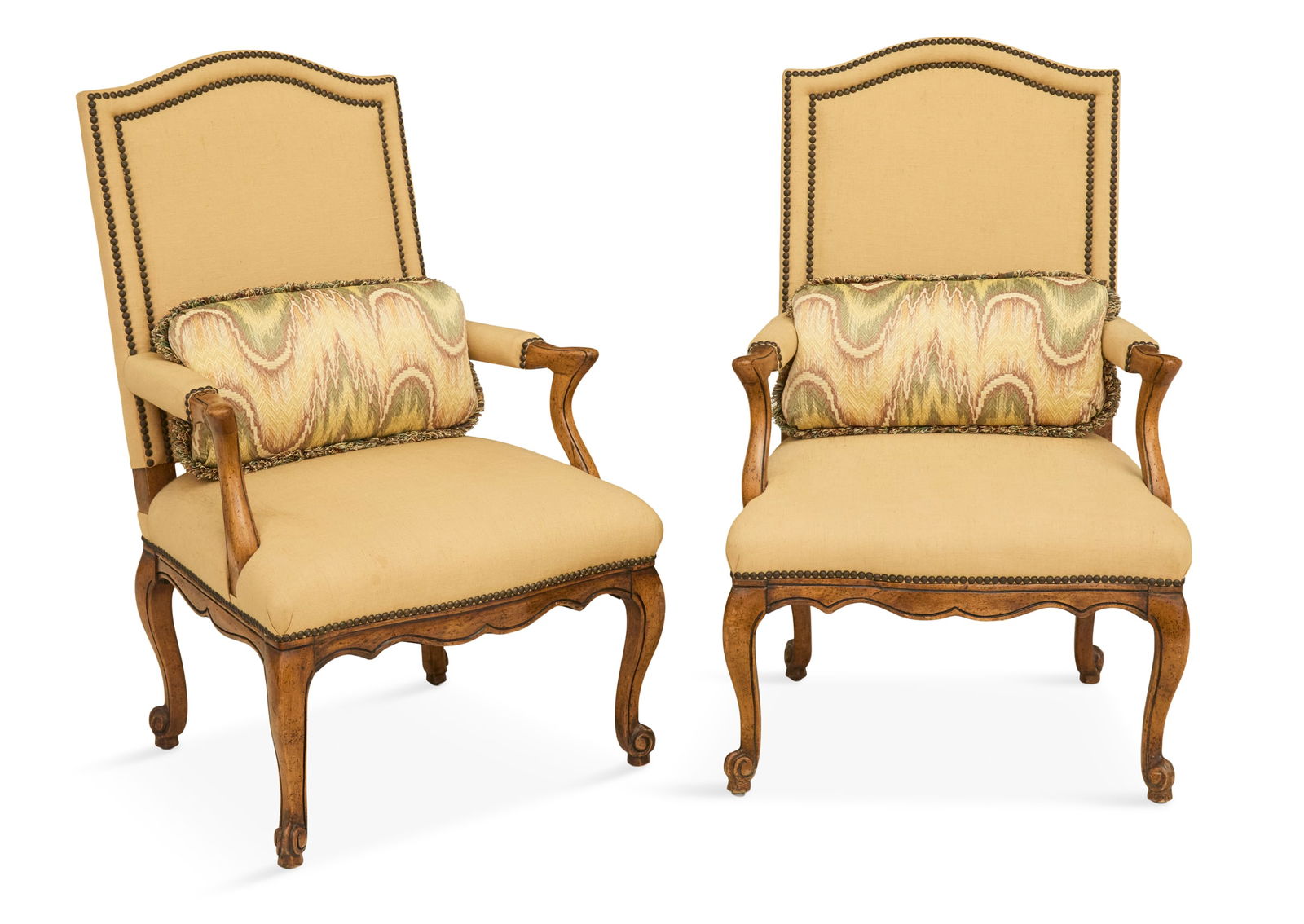 Pair of French Provincial-Style Fauteuils (1 of 3)