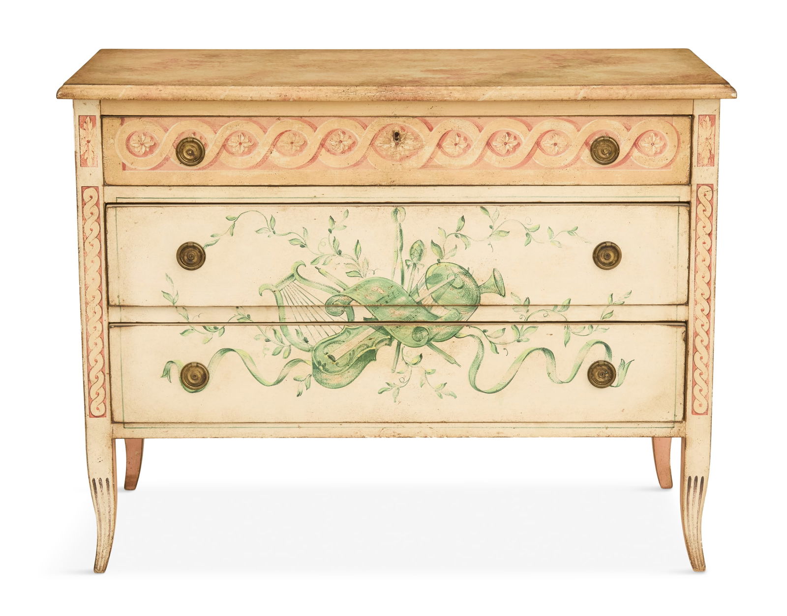 Italian Polychrome Commode (1 of 4)