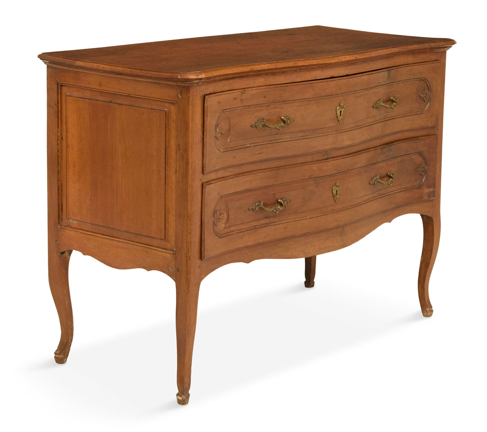 French Provincial Walnut Commode - 2