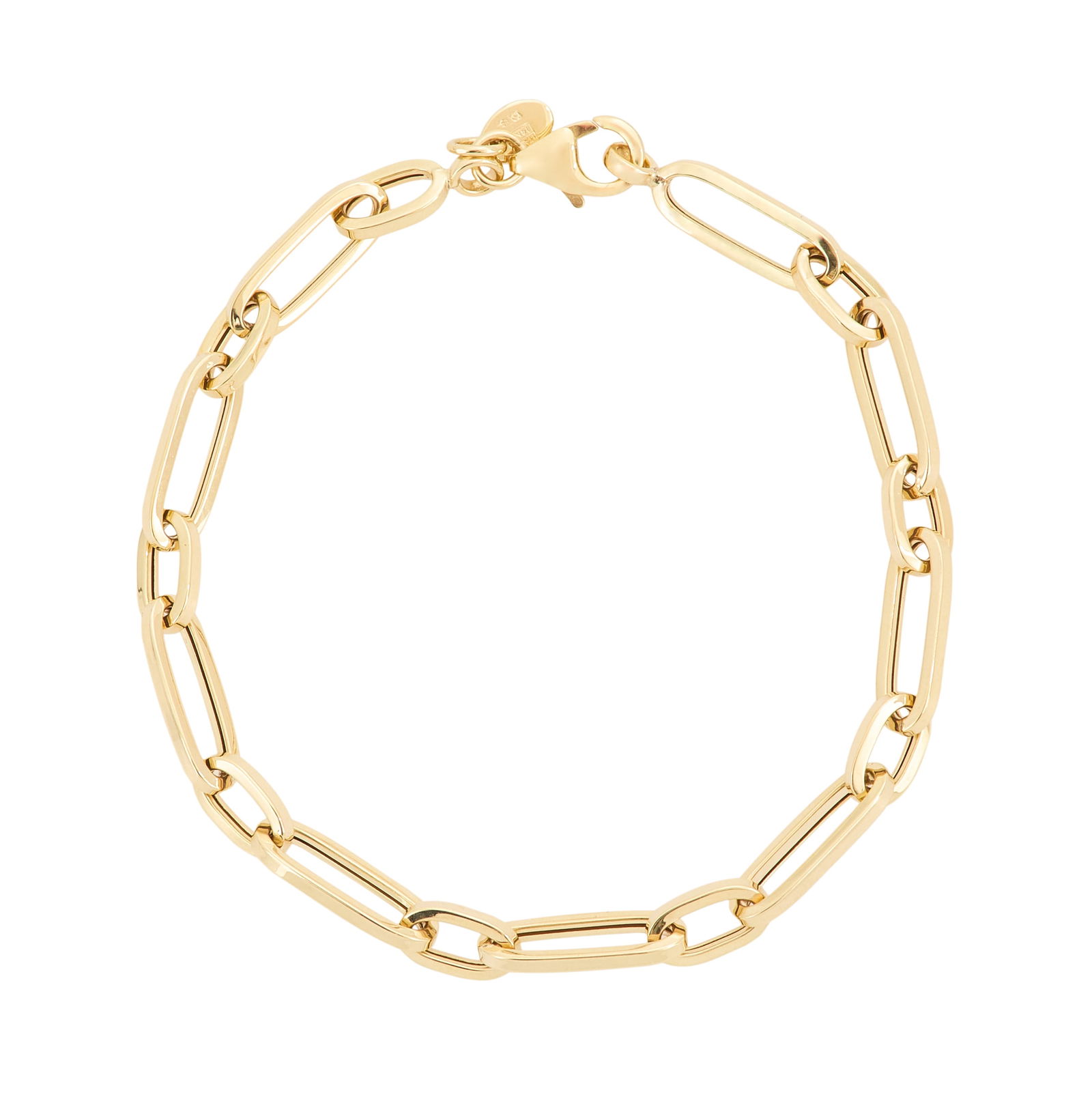 Gold Chain-Link Bracelet (1 of 3)