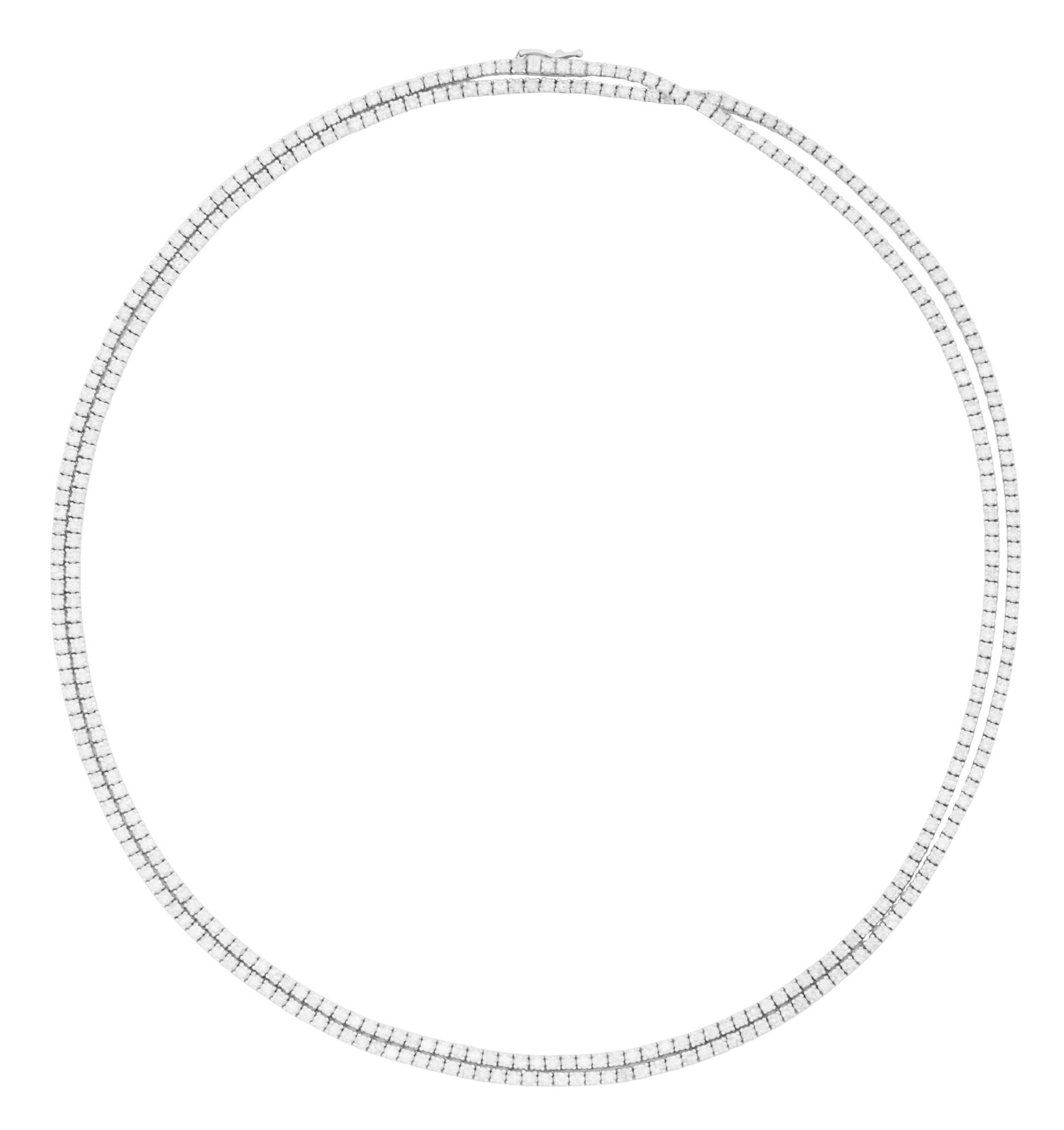 Long Diamond Necklace - 2