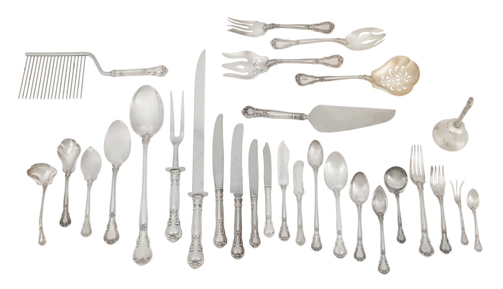 Gorham "Chantilly" Sterling Silver Flatware Set - 2
