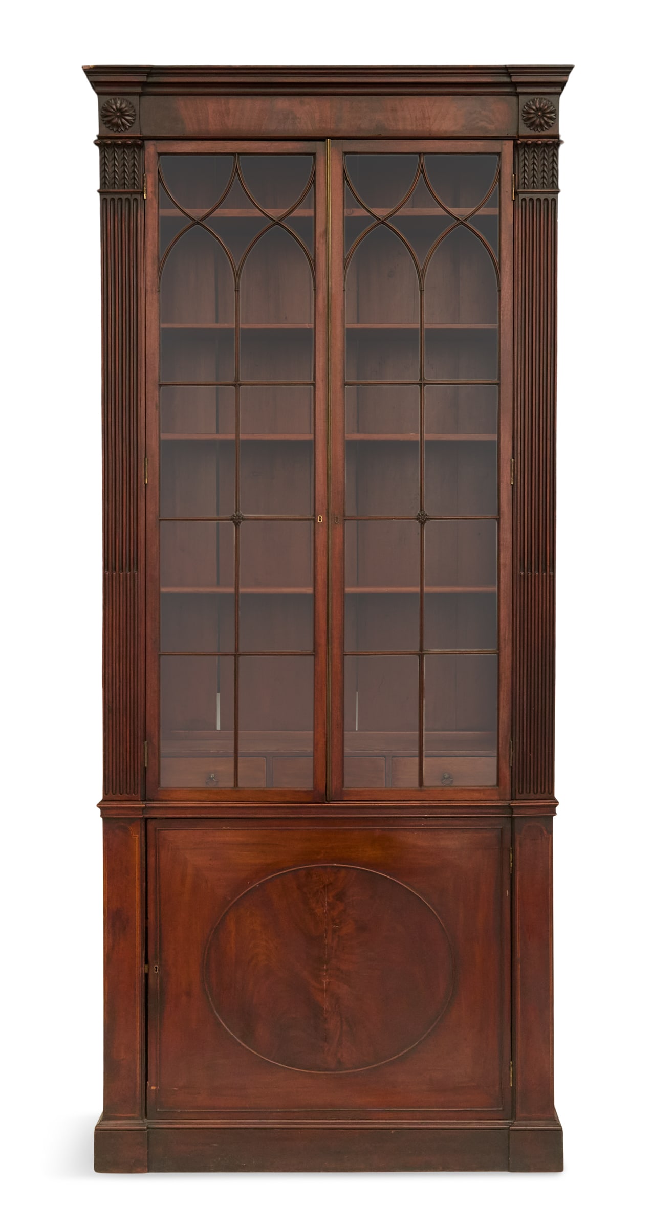 Regency Mahogany Bibliotheque (1 of 5)