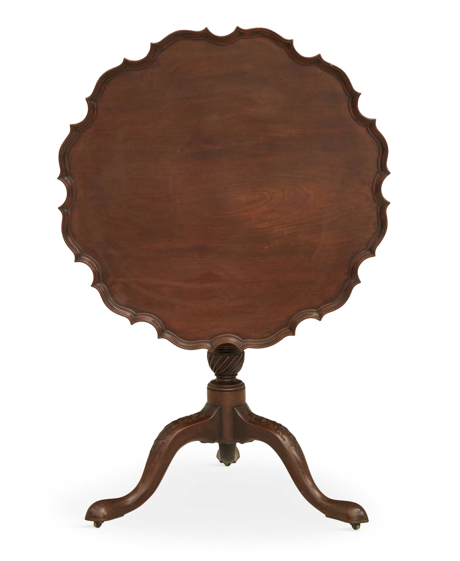 George III Mahogany Tilt-Top Tea Table (1 of 3)