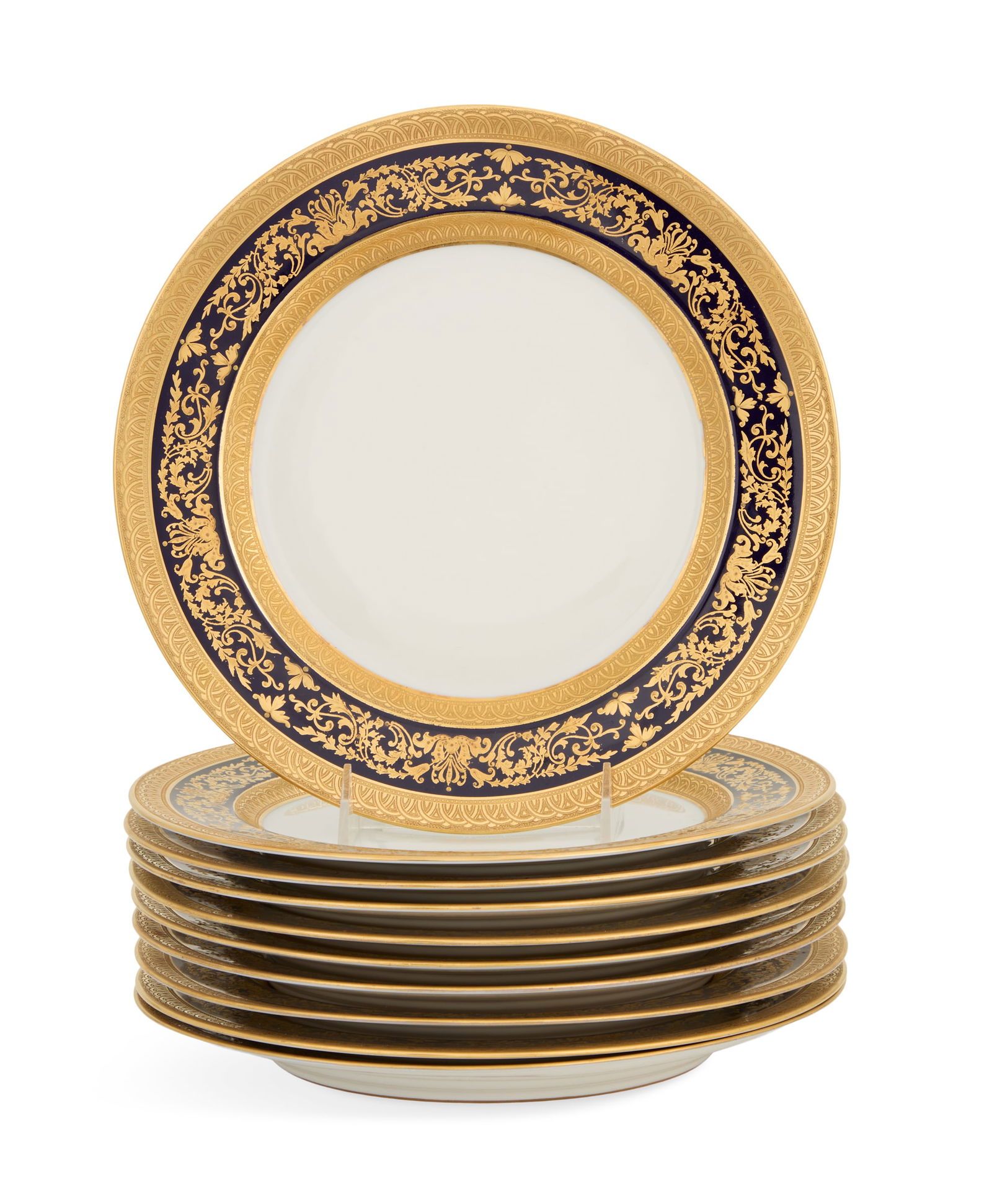 Set of Ten Rosenthal Porcelain Dinner Plates (1 of 2)