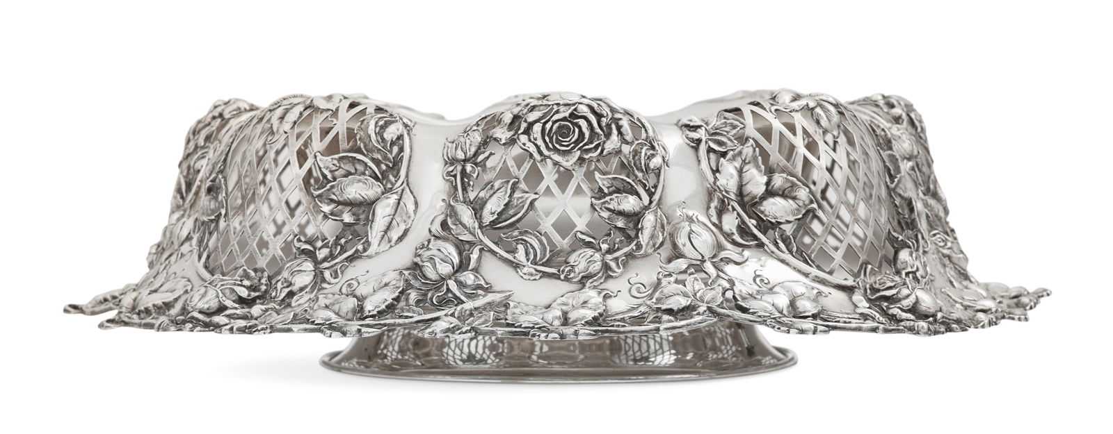 Impressive American Sterling Silver Flower Bowl (1 of 4)