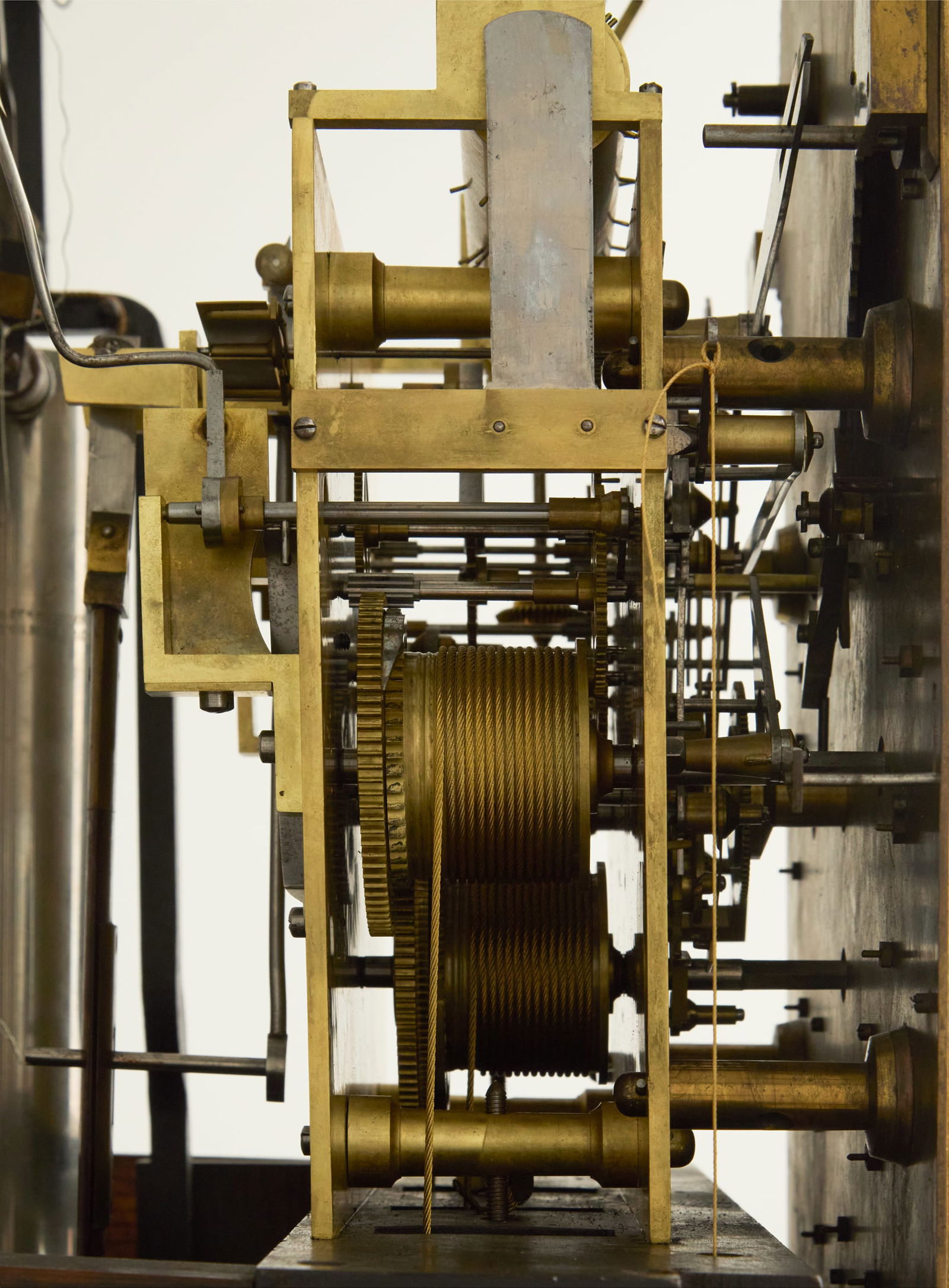 Important Monumental Carved Oak Tall Case Clock - 9