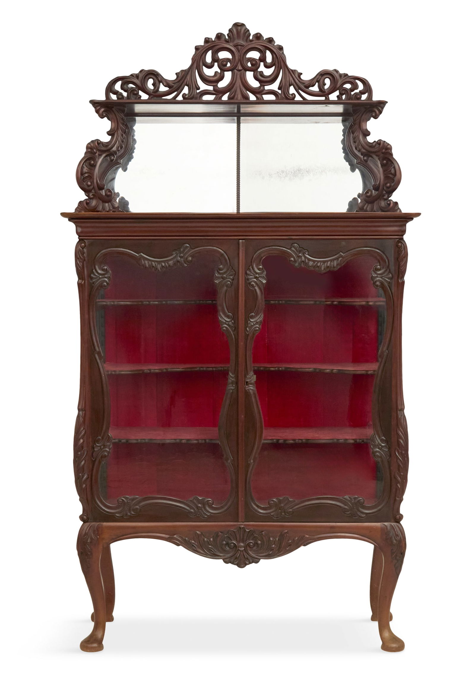 Edwardian Mahogany Vitrine (1 of 3)