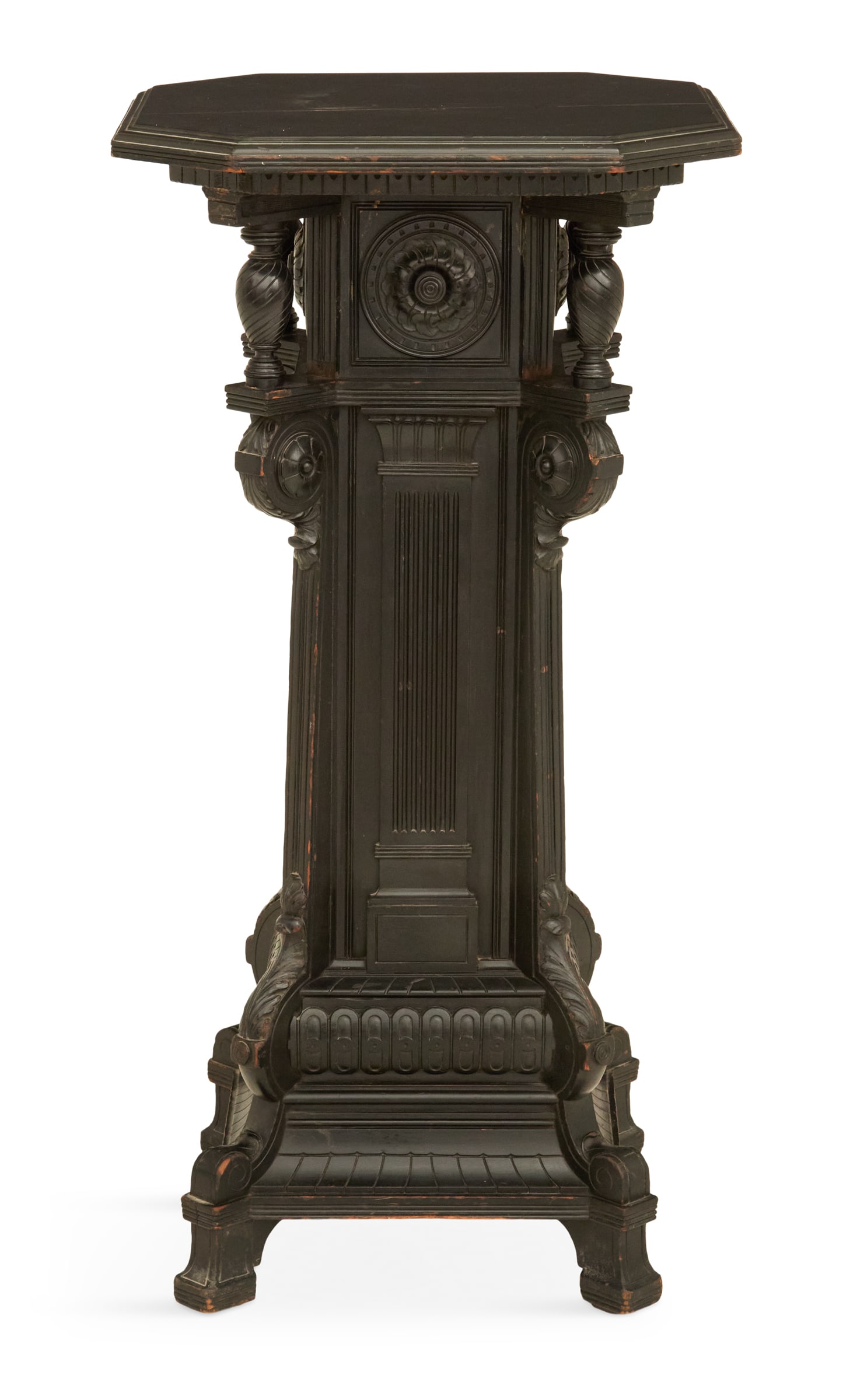 American Aesthetic Ebonized Wood Pedestal (1 of 3)