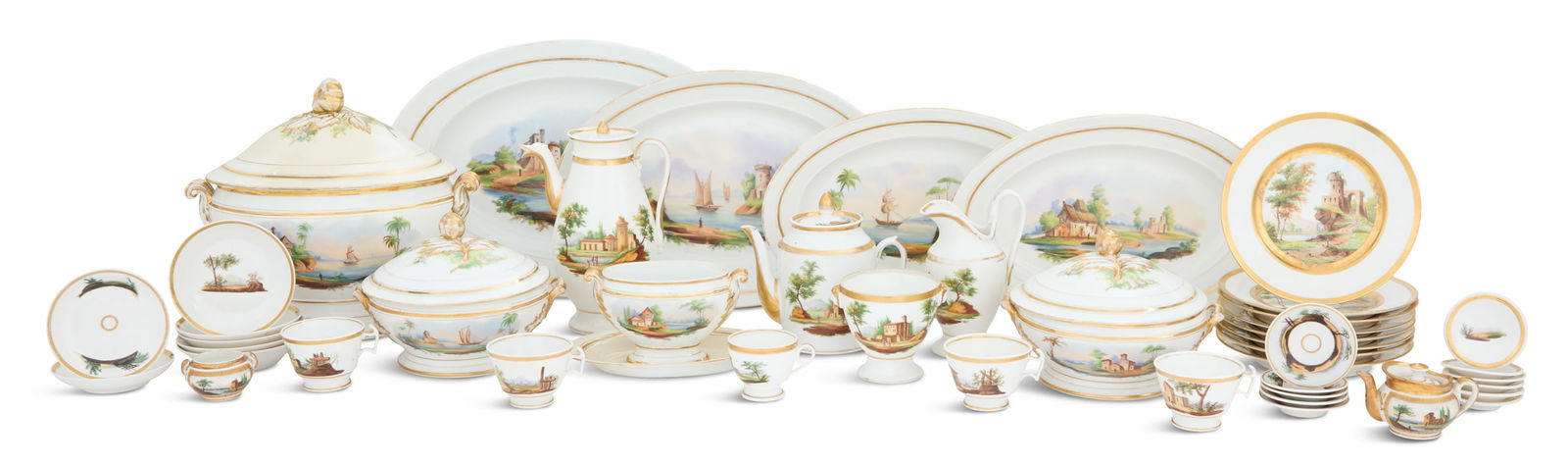 "Italian Landscapes" Paris Porcelain (1 of 1)