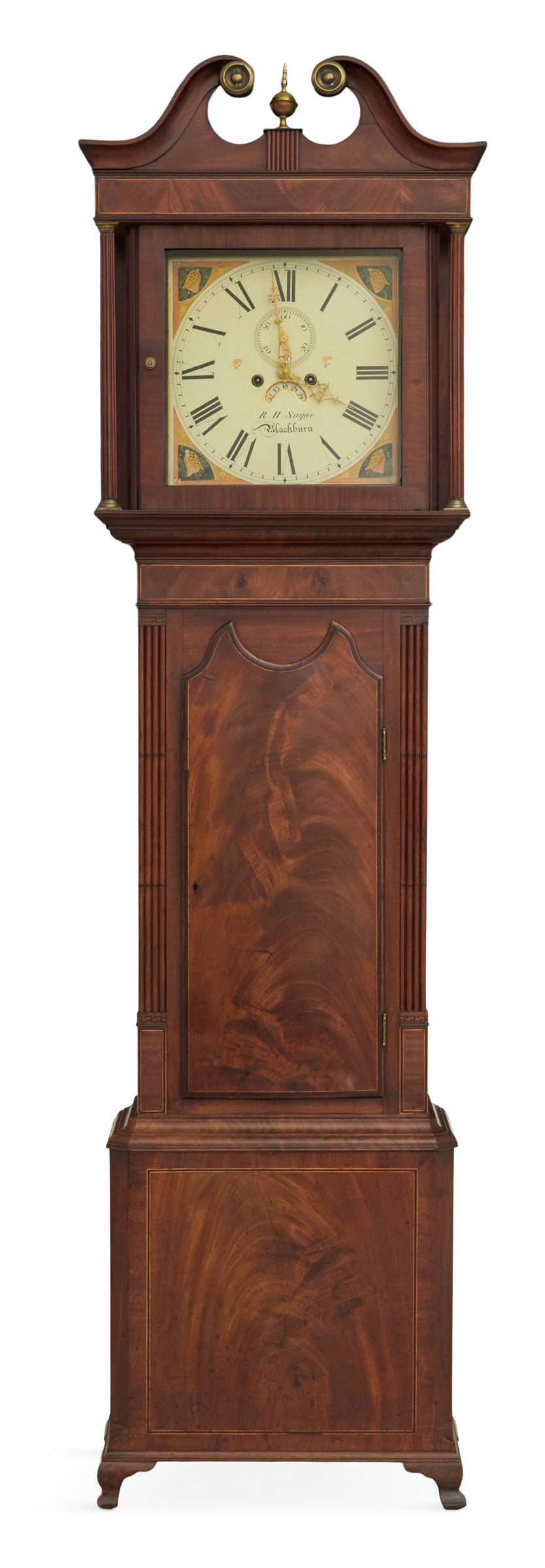 George III Scottish Mahogany Tall Case Clock (1 of 4)
