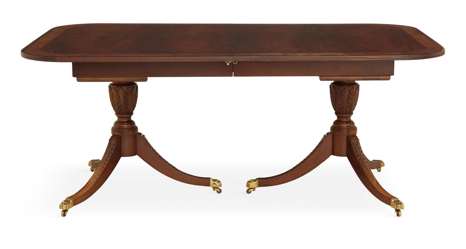 Regency-Style Mahogany Dining Table (1 of 2)