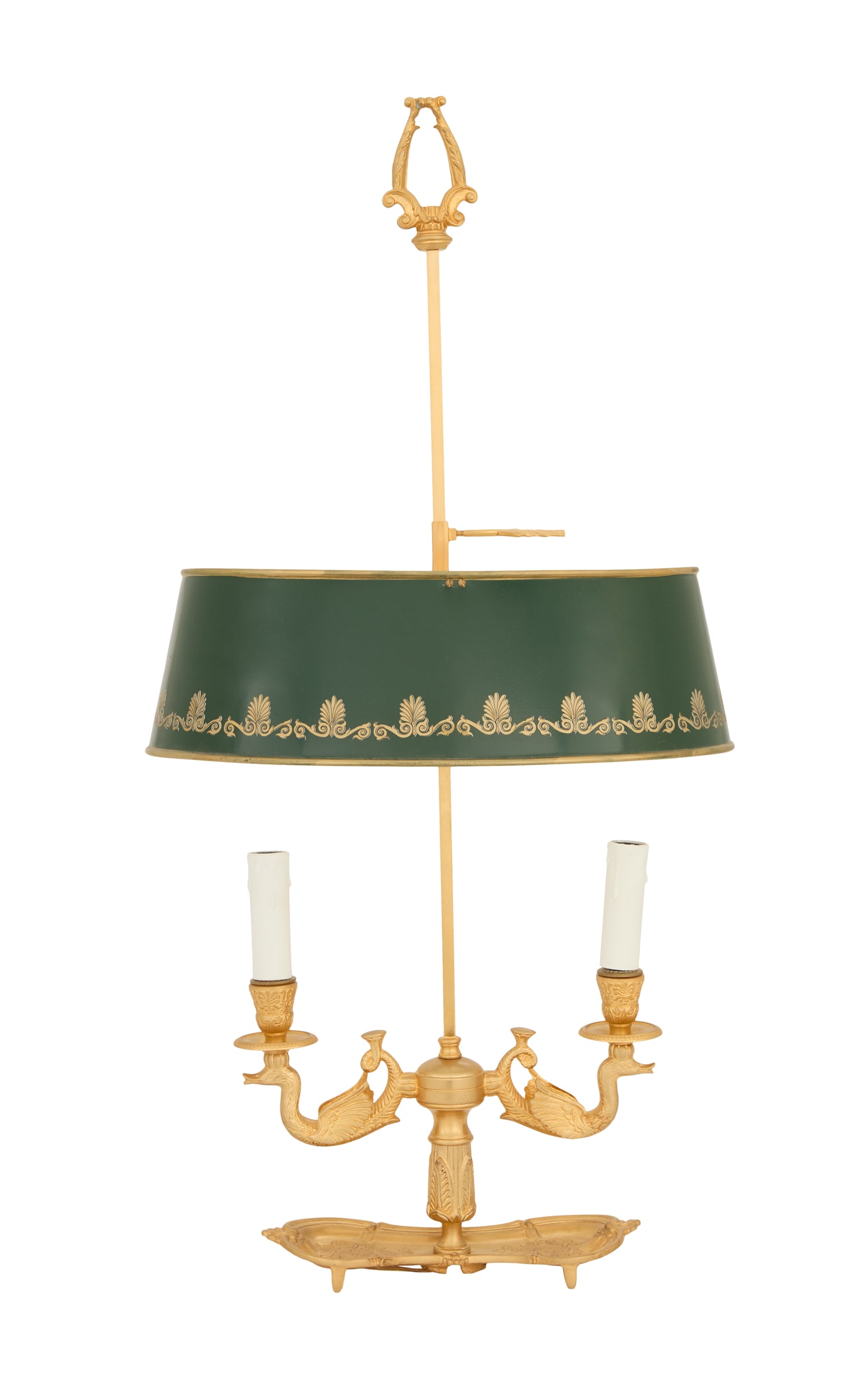 Italian Gilt-Bronze Bouillotte Lamp (1 of 2)