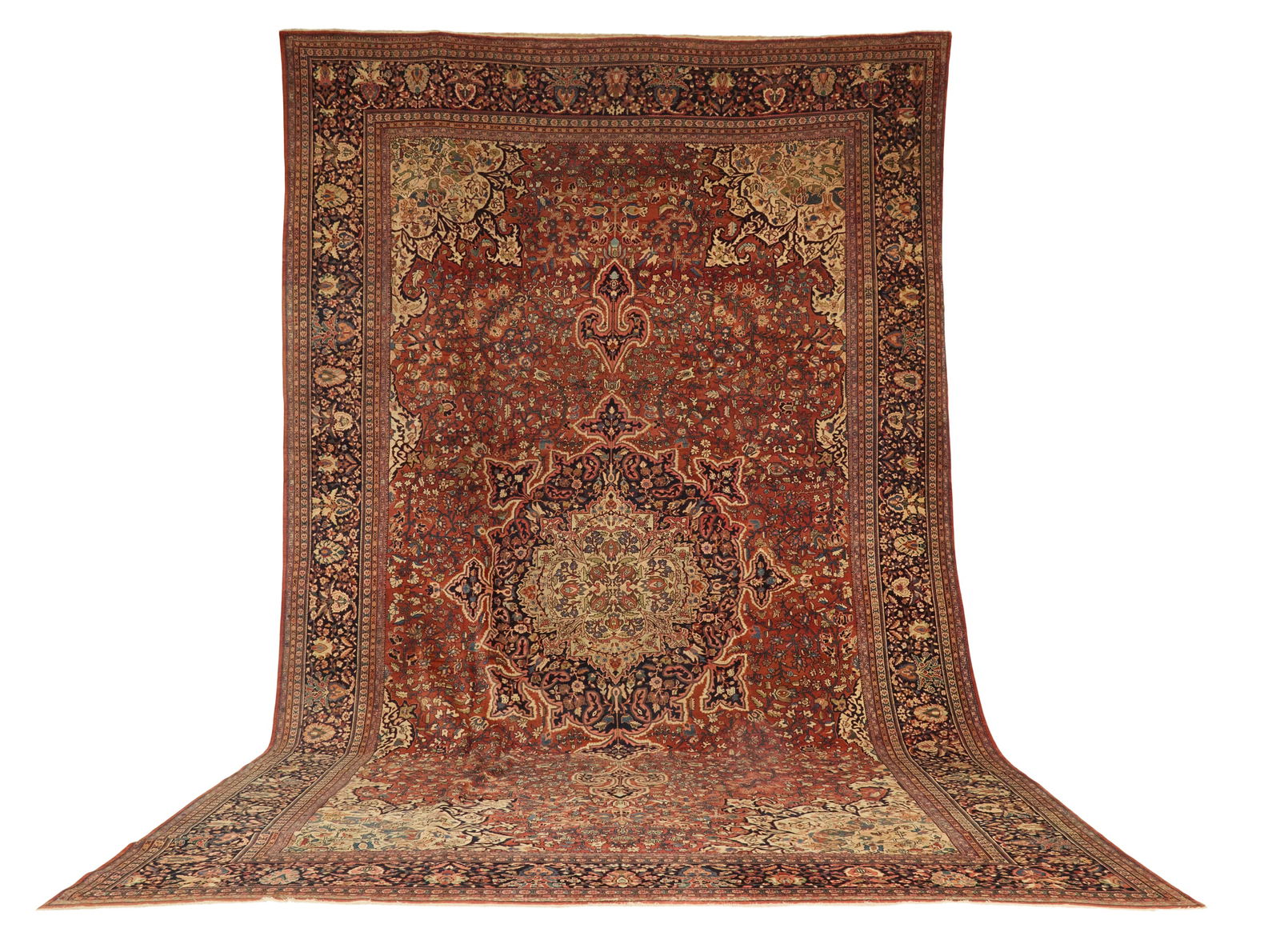 Semi-Antique Tabriz Carpet (1 of 1)