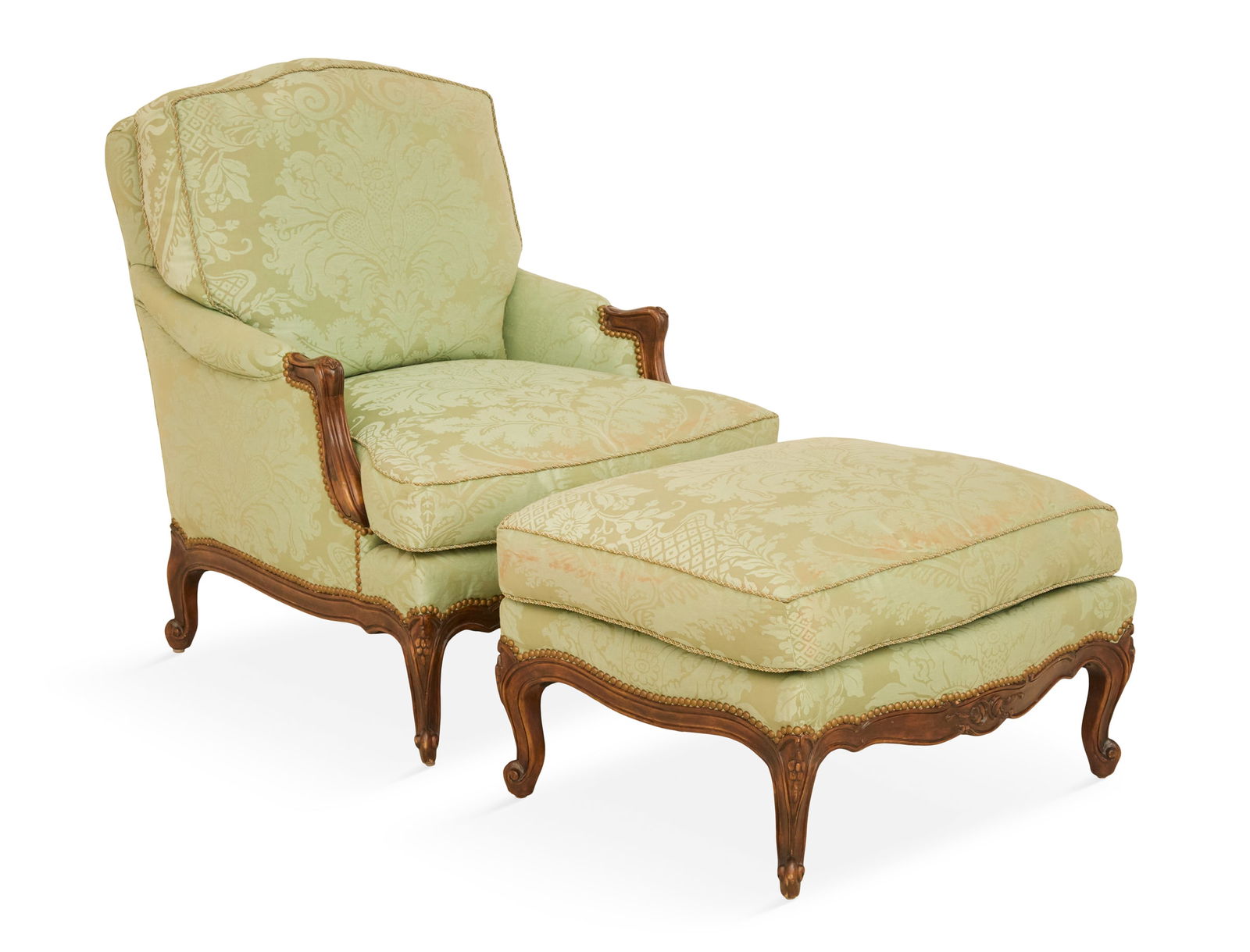 Louis XV-Style Stained Fruitwood Duchesse Brisee (1 of 4)