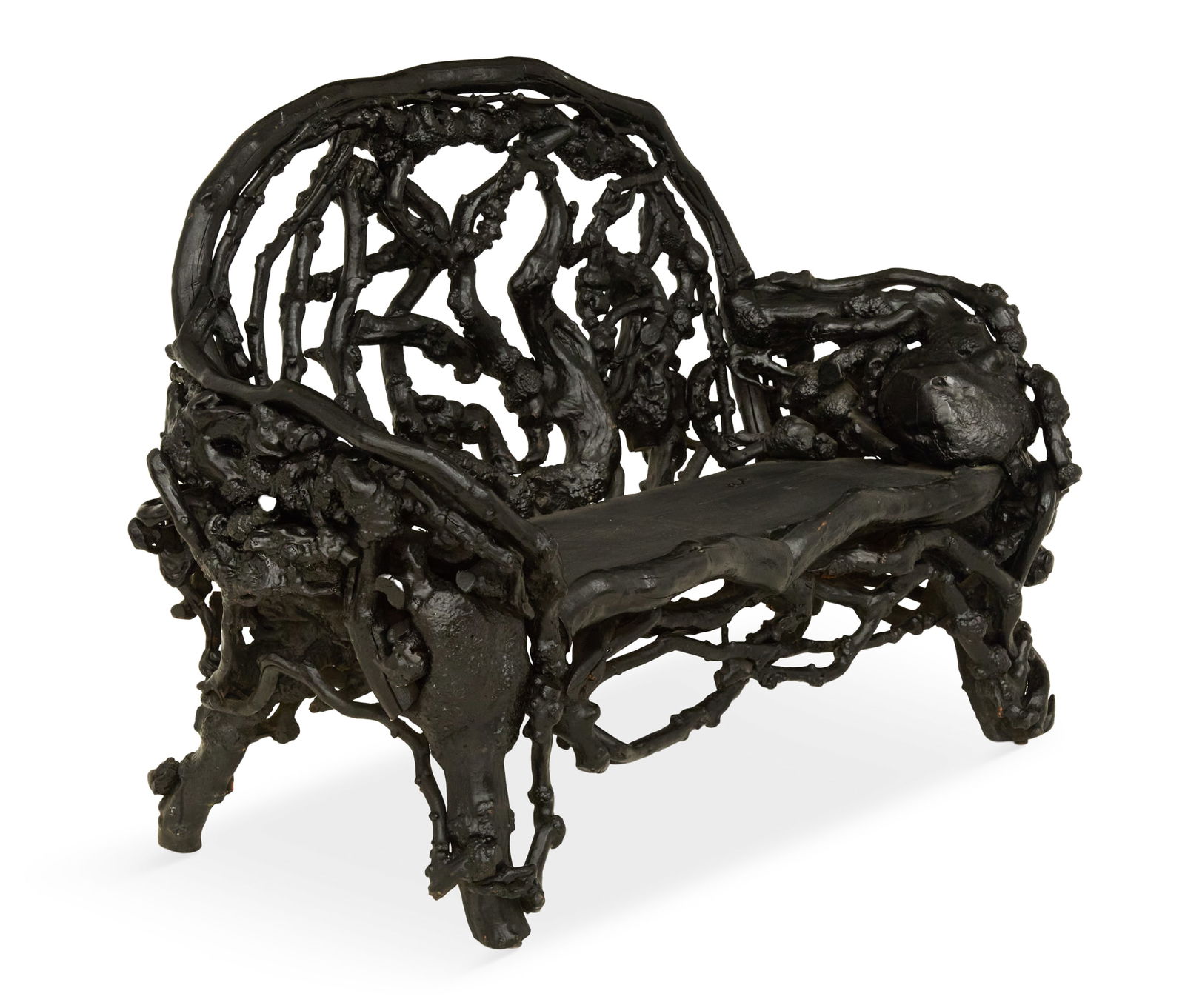 Unusual Adirondack Root Bench - 3