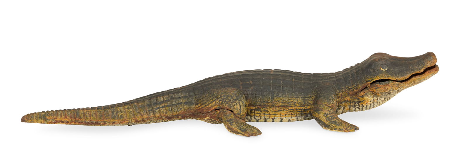 Painted Iron Alligator (1 of 3)