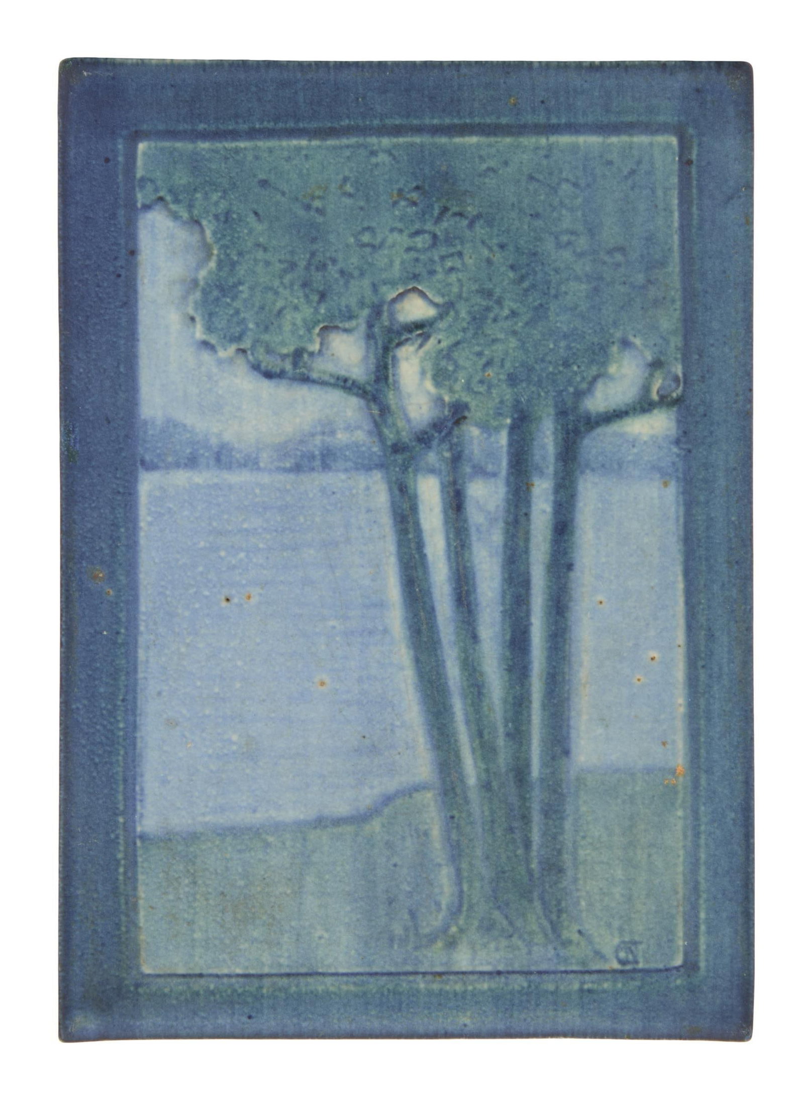 Newcomb Pottery Plaque, Alma Florence Mason (1 of 3)