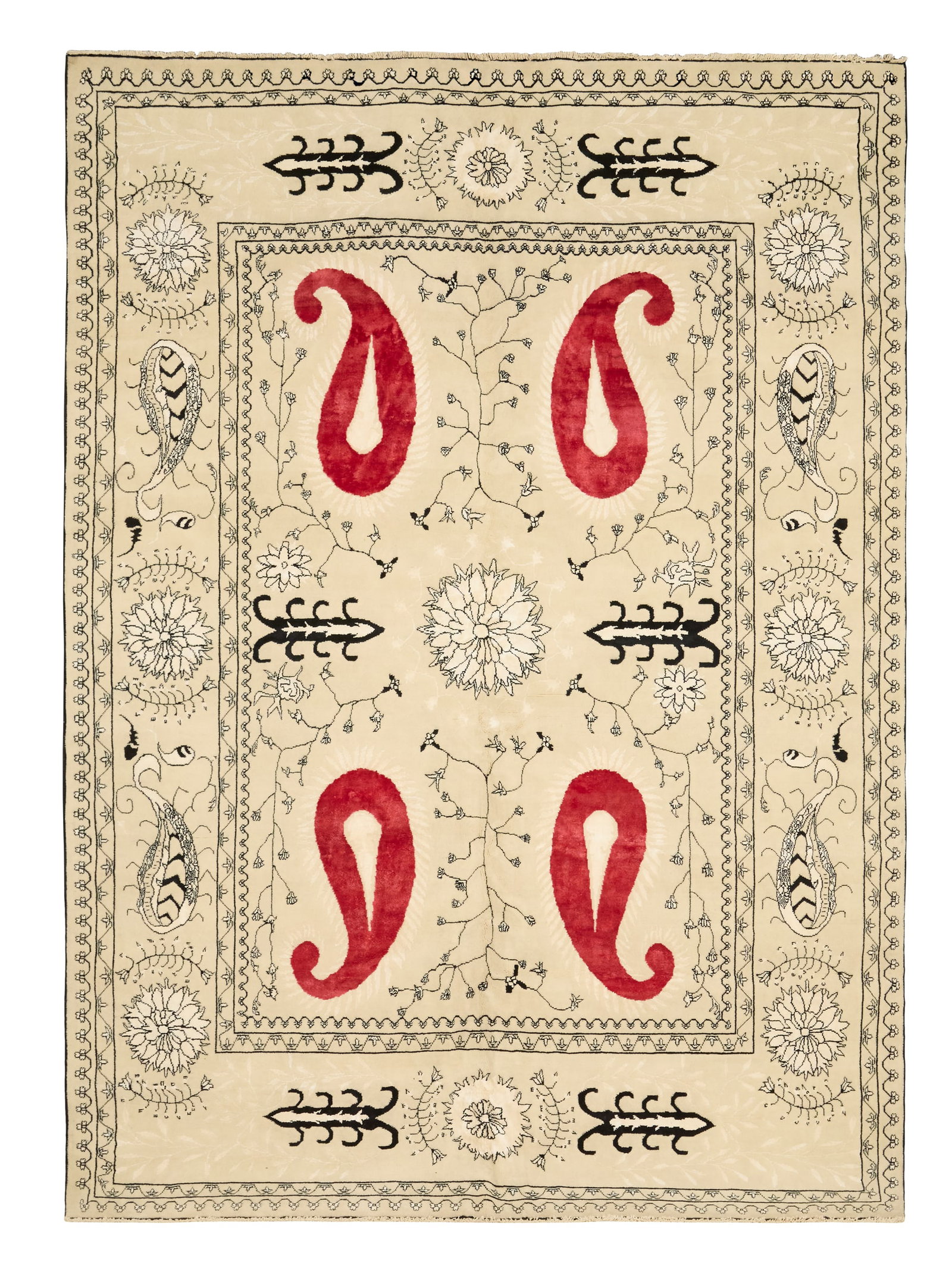 Silk and Wool Carpet (1 of 1)