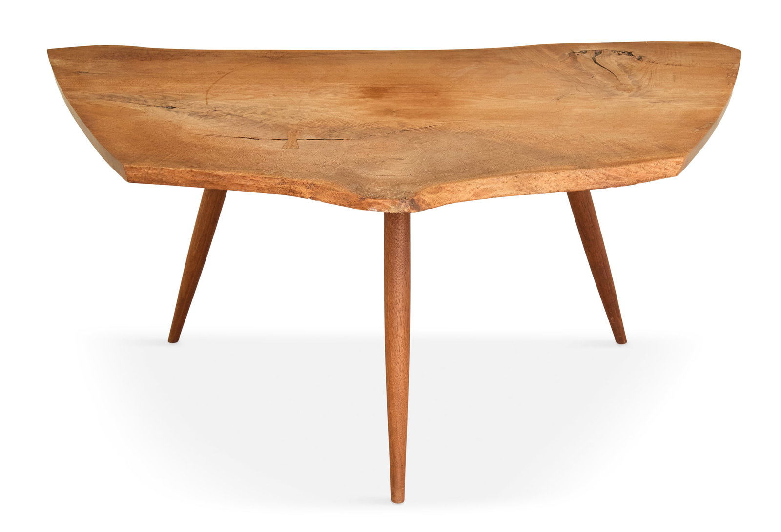 George Nakashima Walnut Asymmetrical Table (1 of 6)