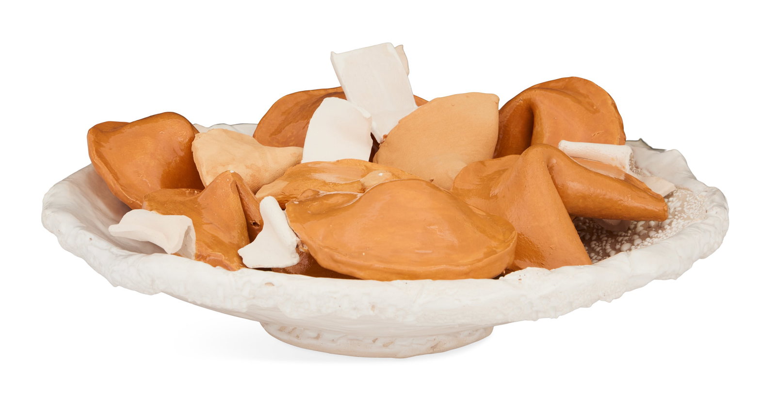 Glazed Ceramic Fortune Cookies (1 of 8)