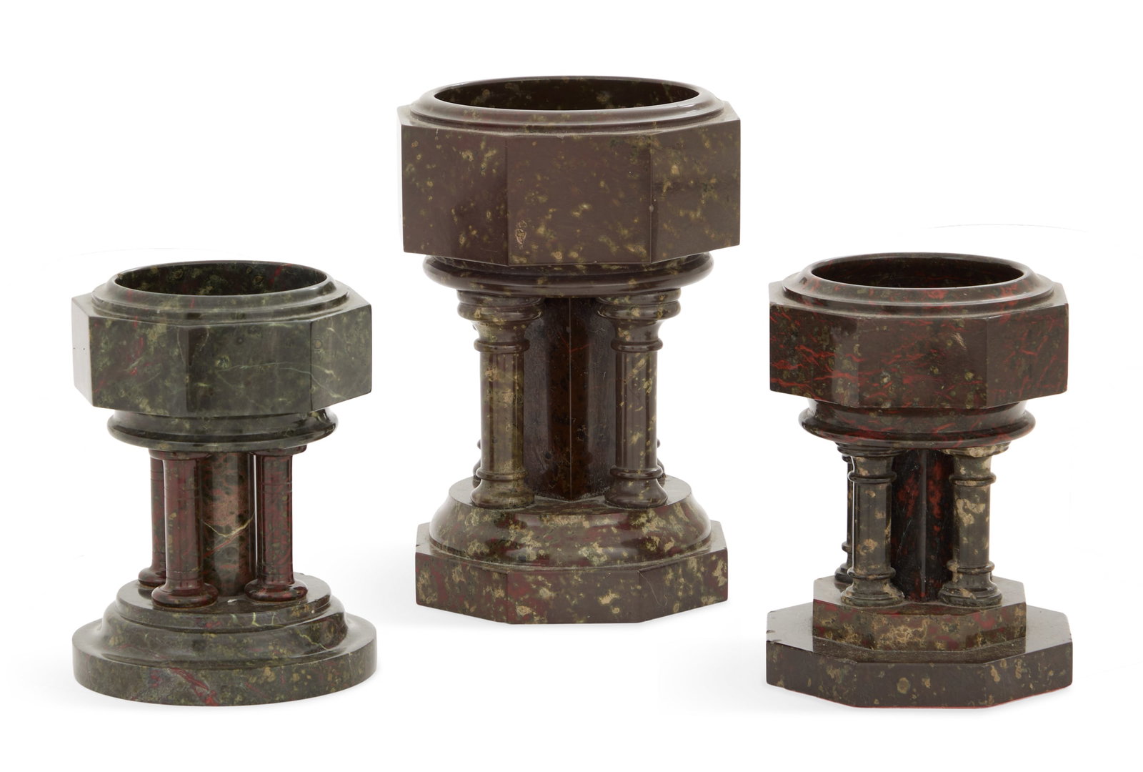Three Italian Marble Holy Water Fonts (1 of 2)