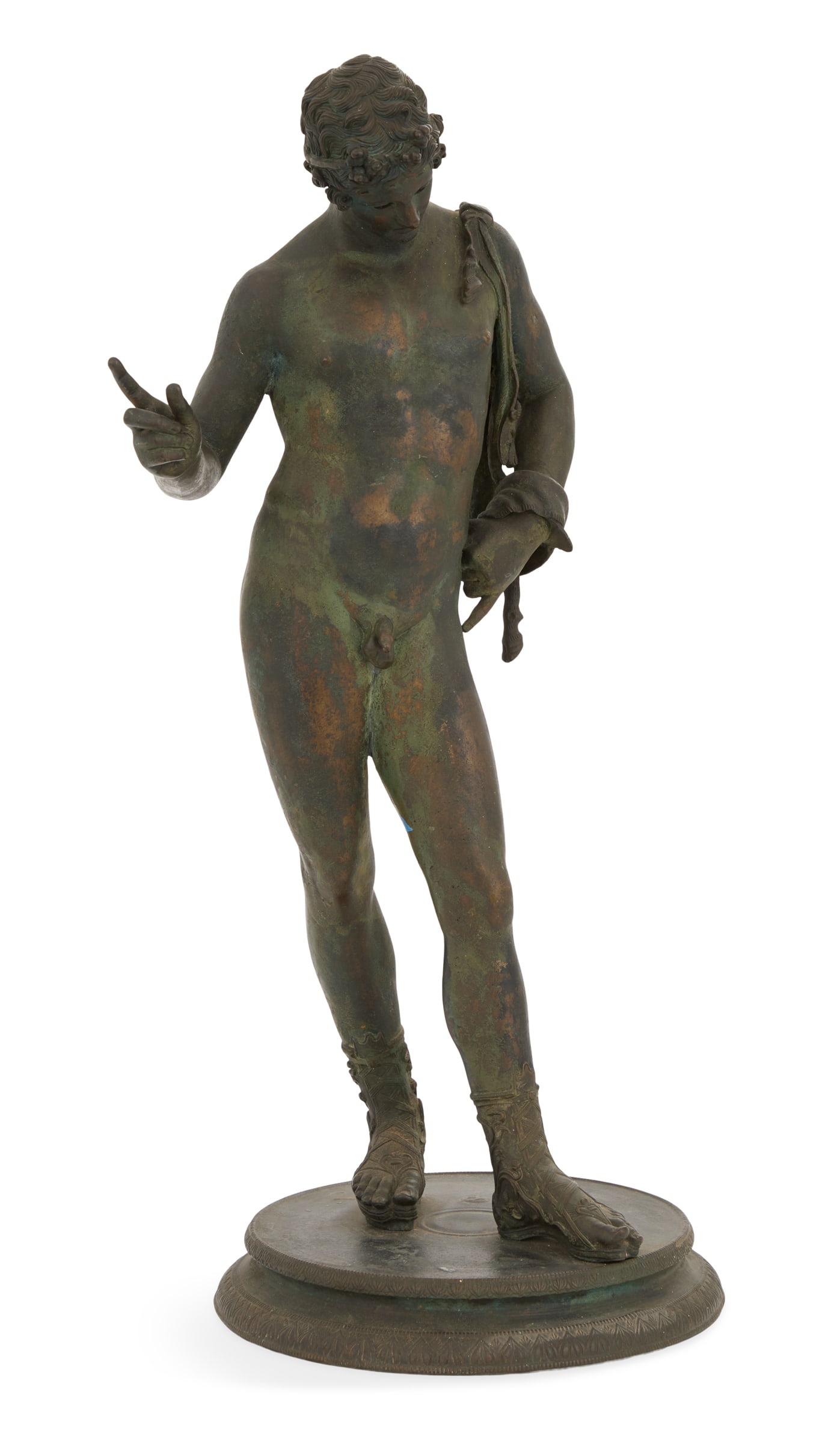 Italian Grand Tour Bronze Figure of Dionysus (1 of 3)