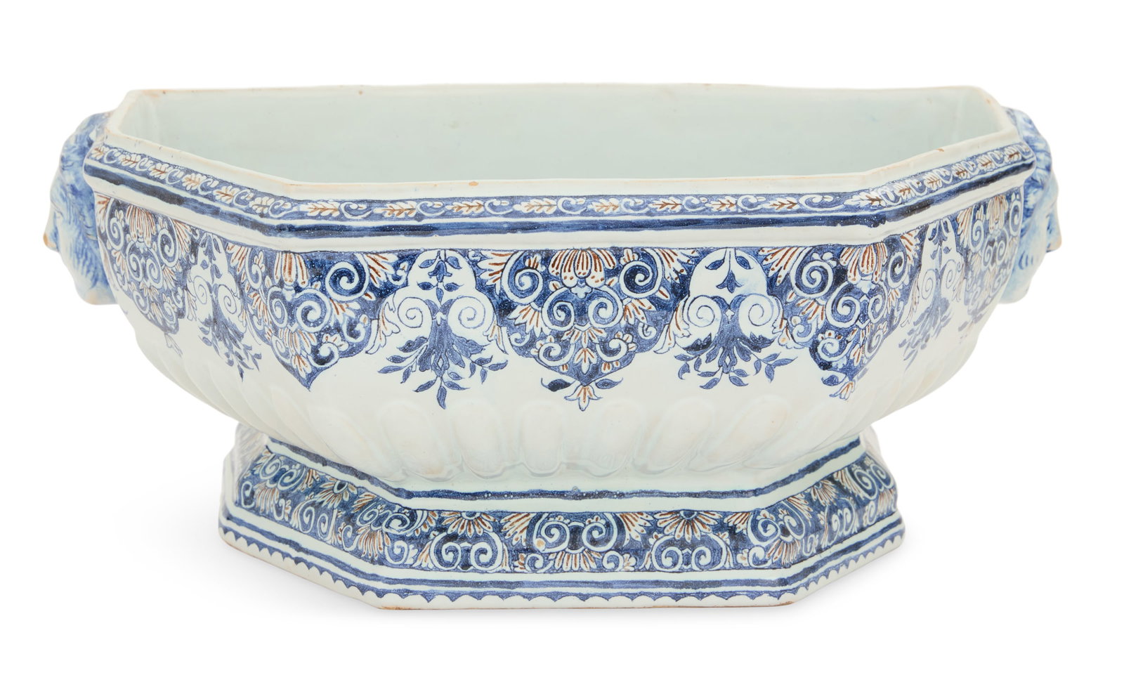 Delft Pottery Basin in the 18th-Century Taste (1 of 3)